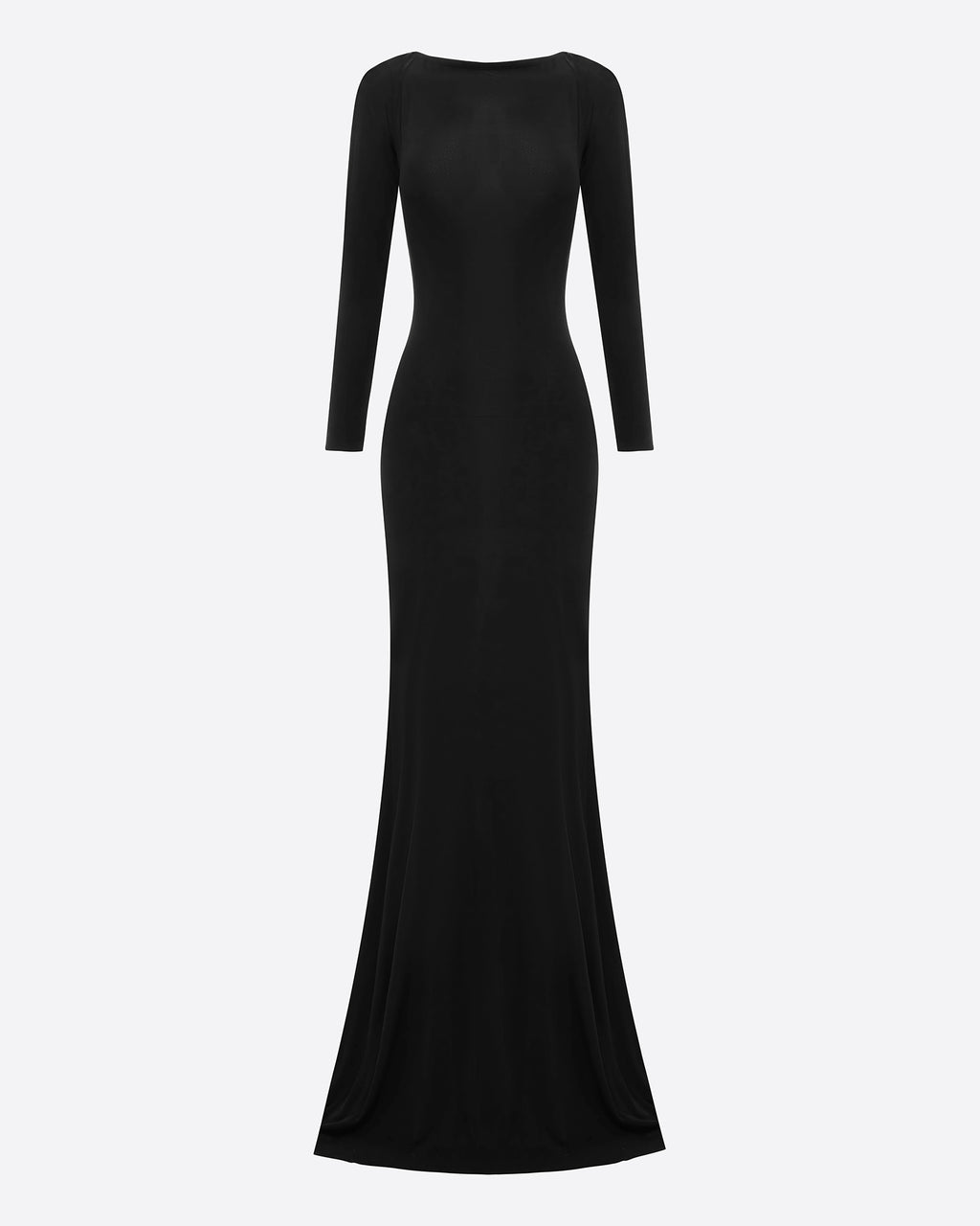 Long Sleeve Gown in Jersey