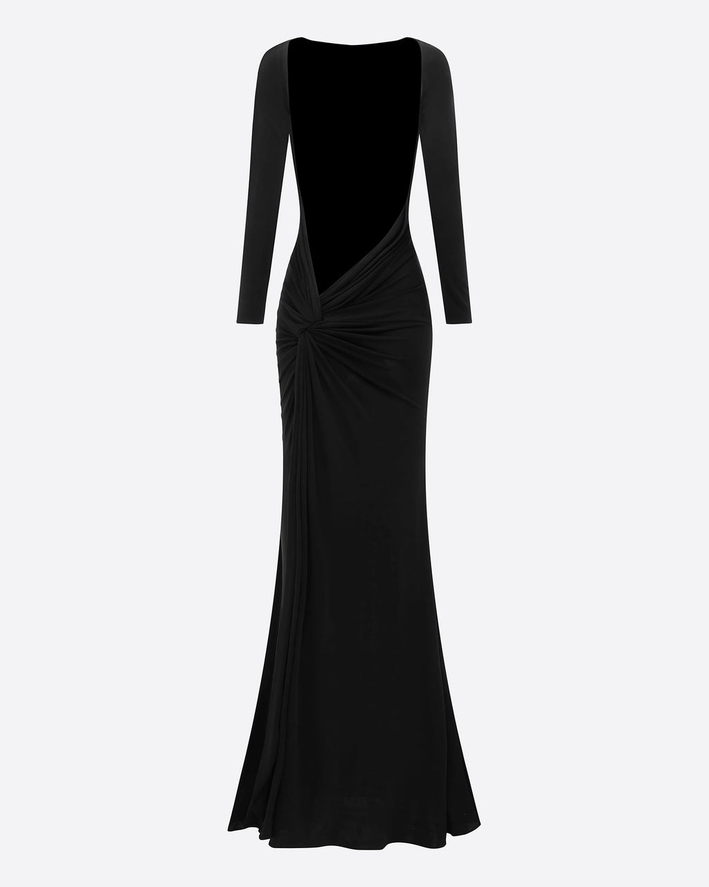 Long Sleeve Gown in Jersey
