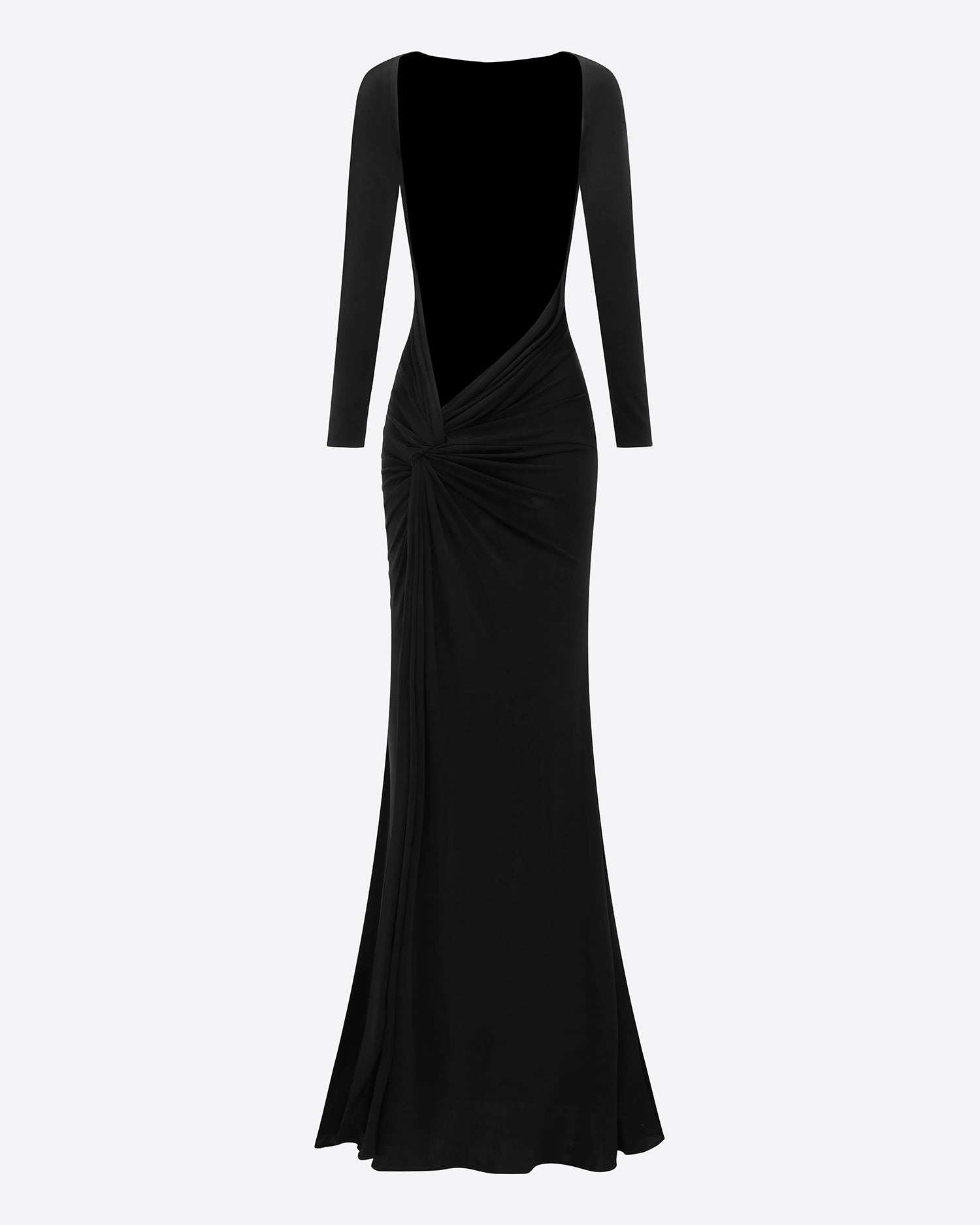 Long Sleeve Gown in Jersey