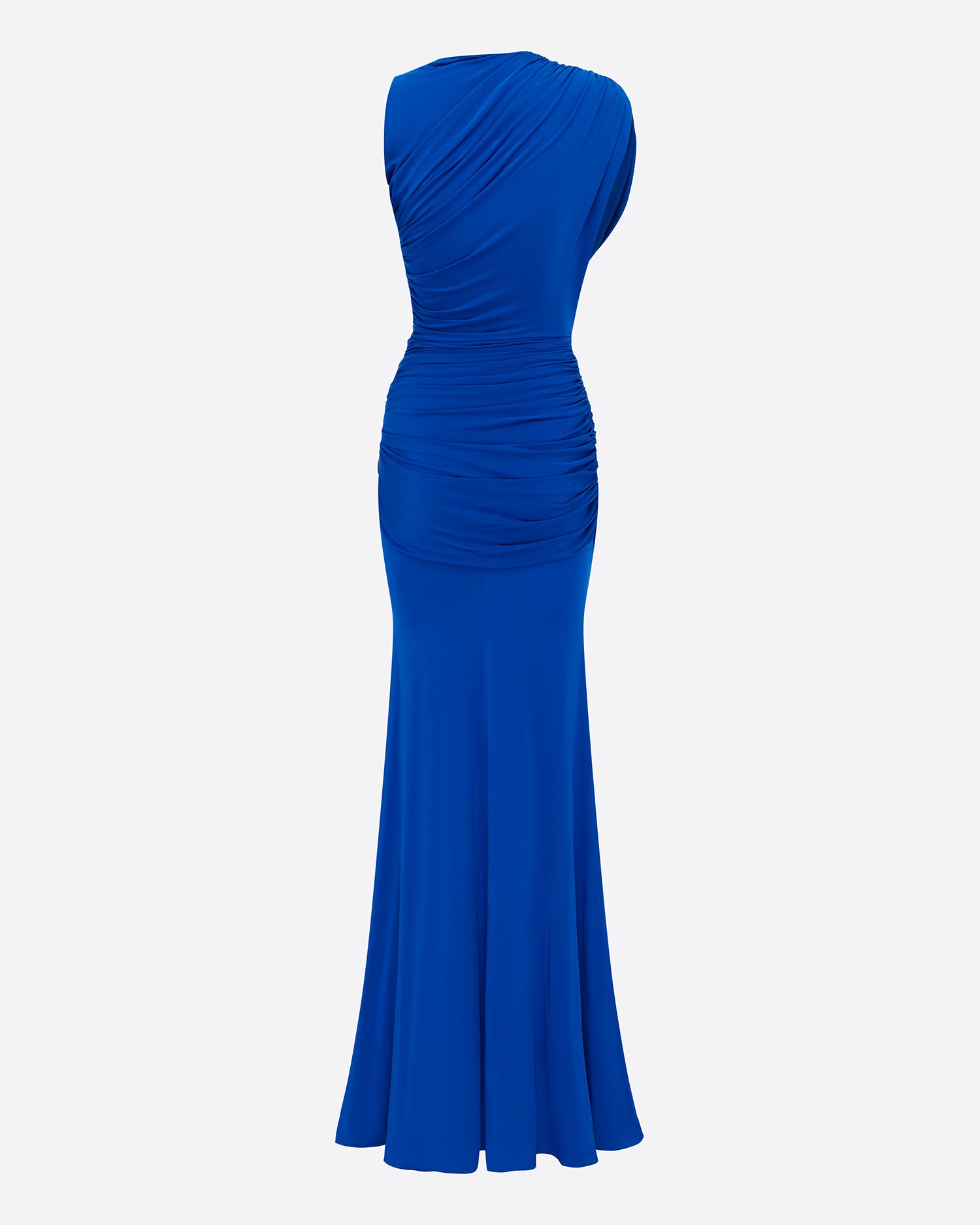 Sleeveless Twist Gown in Jersey