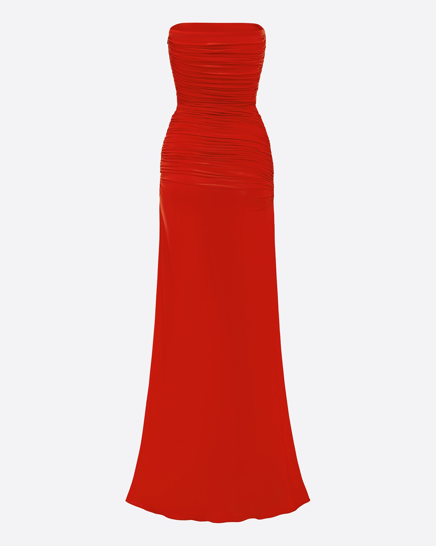 Strapless Twist Gown in Jersey