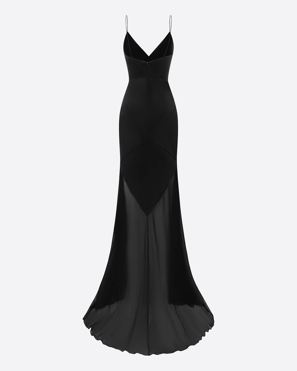 Tiered Bikini Gown Silk Satin