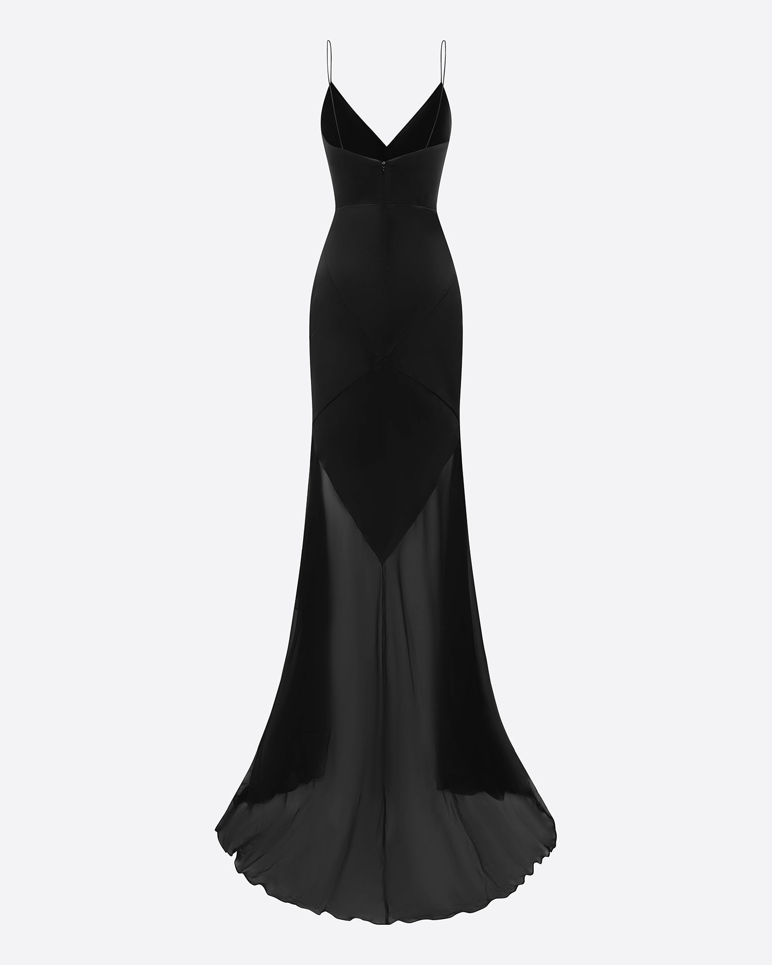 Tiered Bikini Gown Silk Satin
