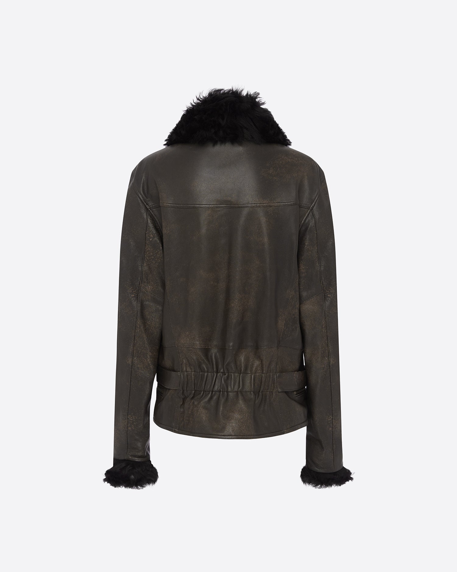 Biker Jacket in Leather – Alex Perry