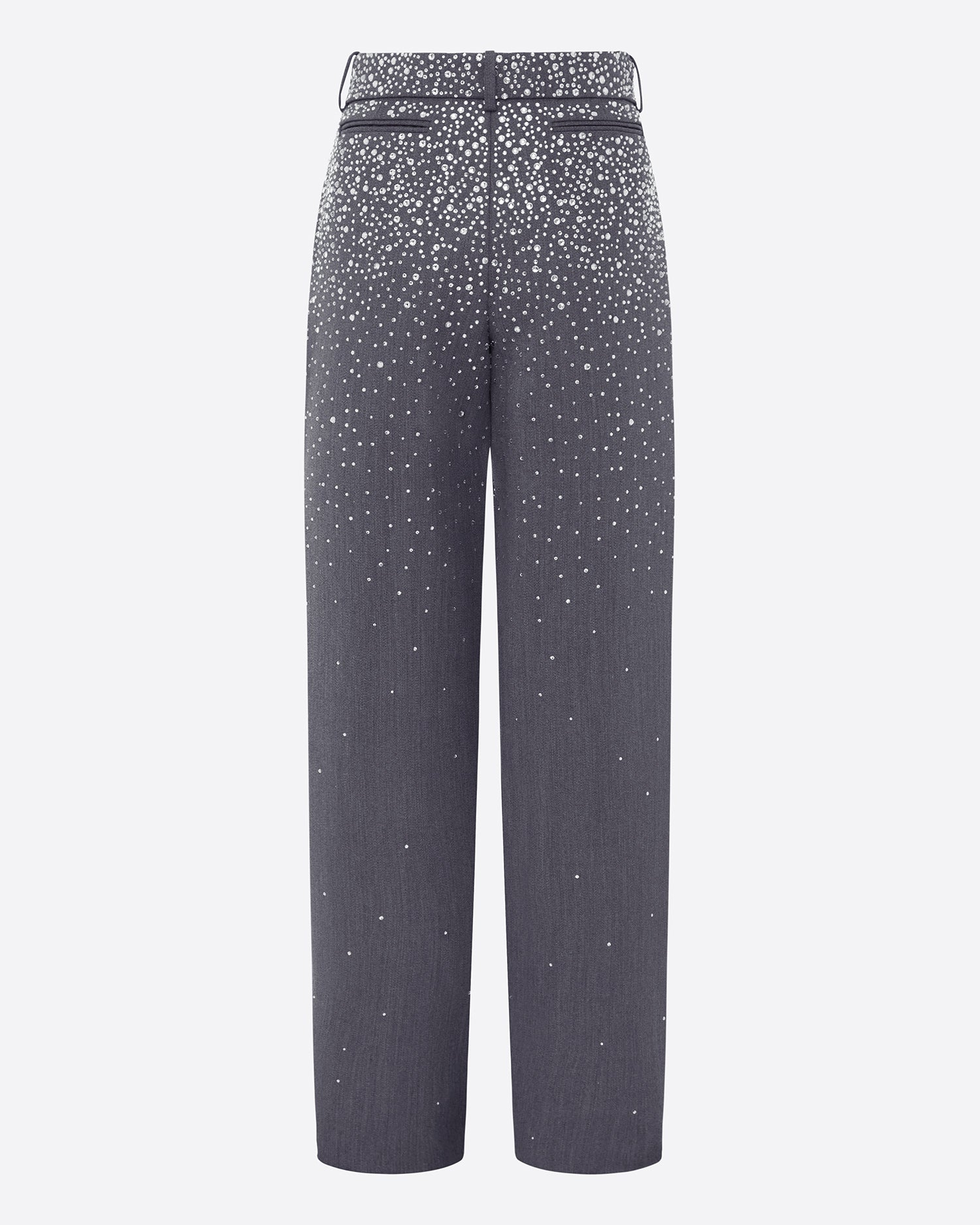 Low Rise Trouser in Crystal Suiting