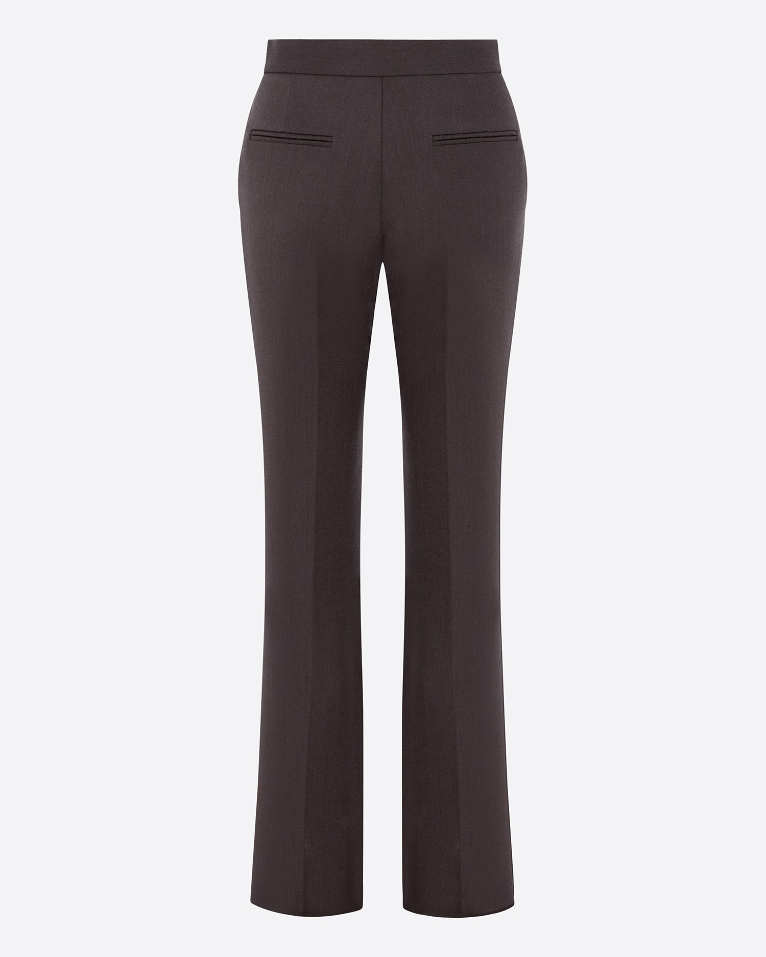 Flare Trouser in Wool Suiting