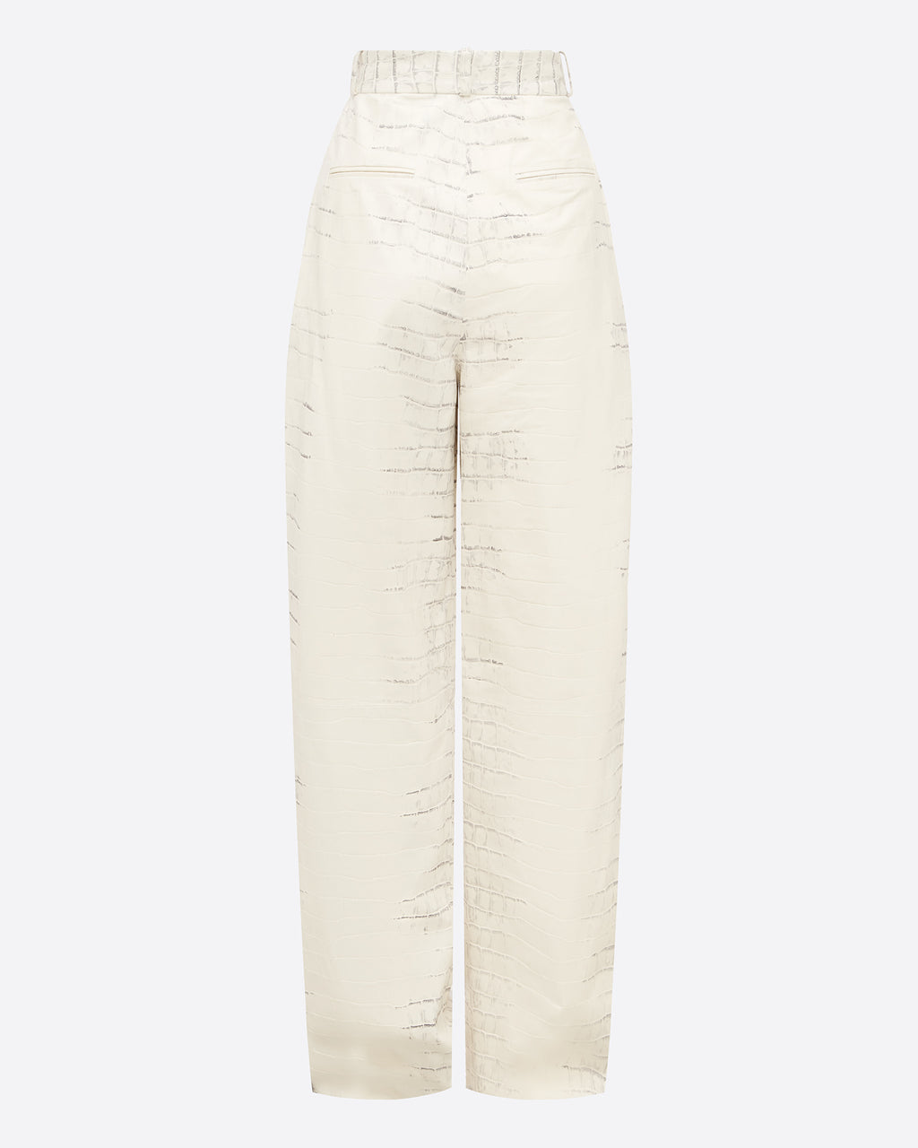 Tailored Trouser in Embossed Leather