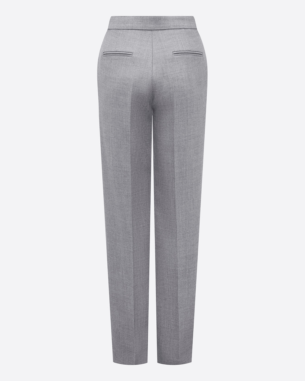 Straight Trouser in Wool Suiting