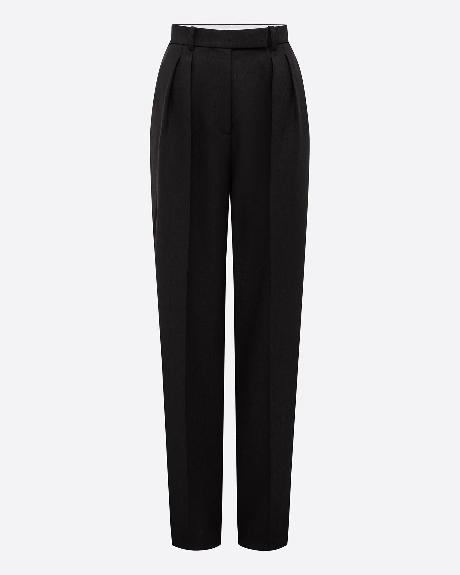 Tapered Trouser in Wool Suiting