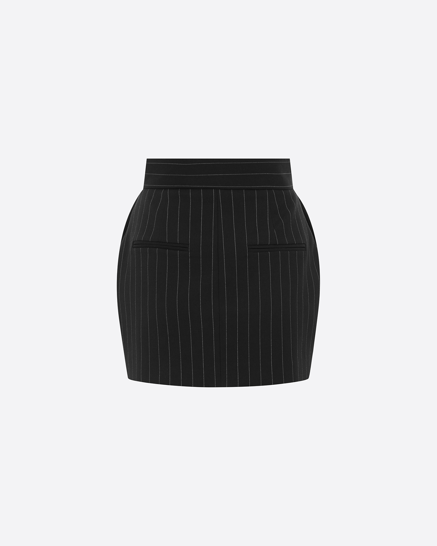 Mini Skirt in Lurex Pinstripe
