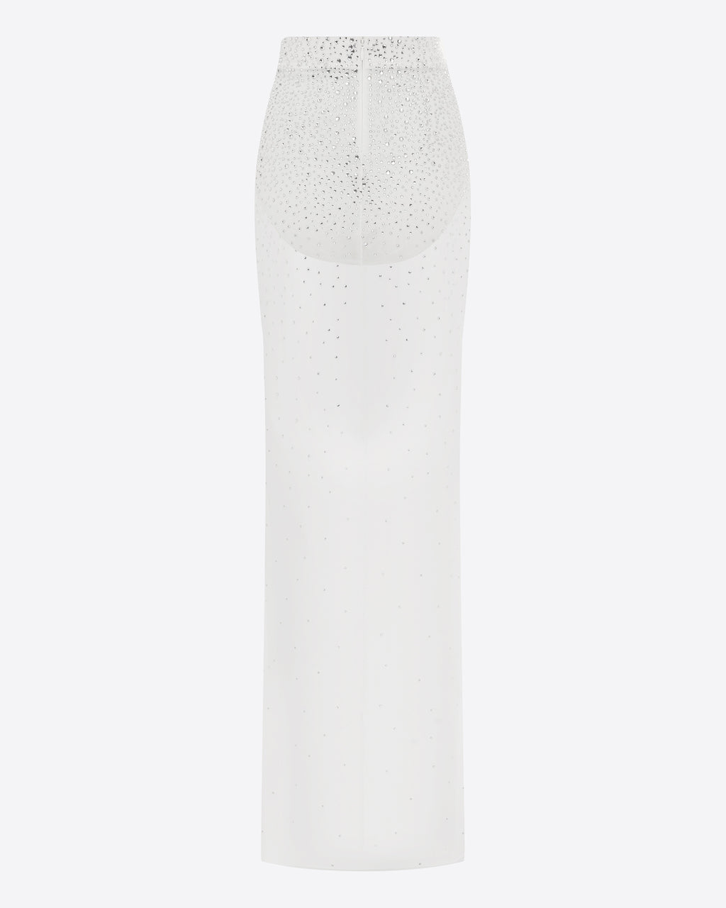 Column Skirt in Crystal Mesh