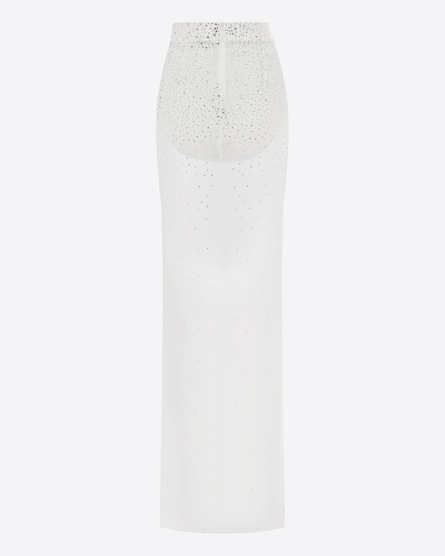 Column Skirt in Crystal Mesh