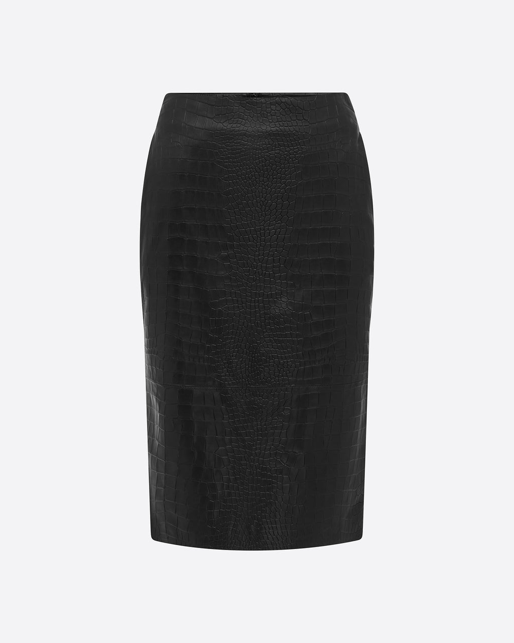 Skirt in Embossed Leather
