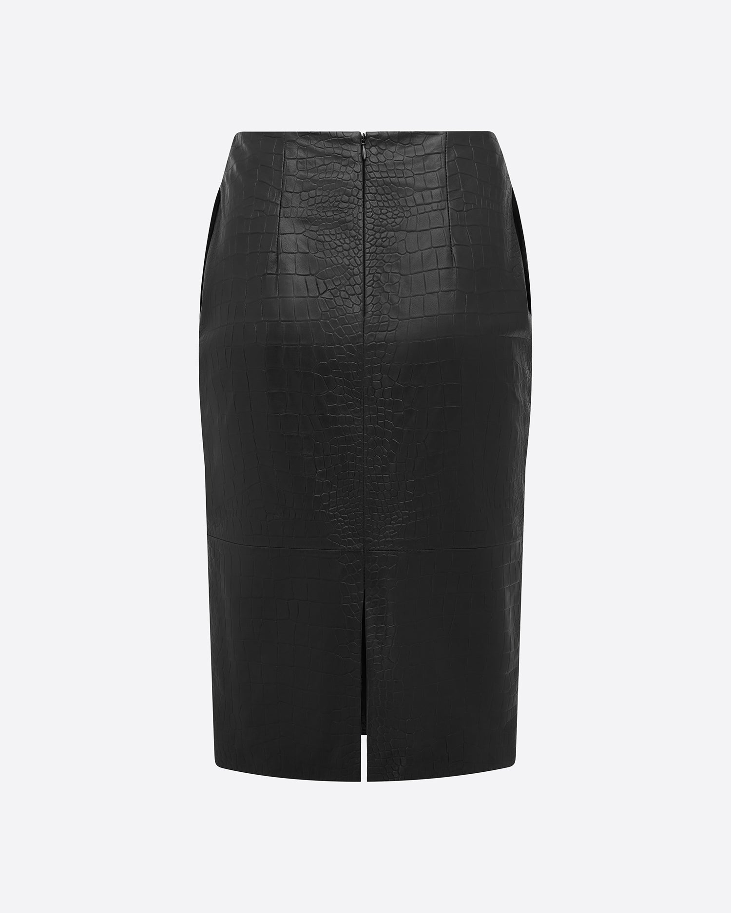 Skirt in Embossed Leather