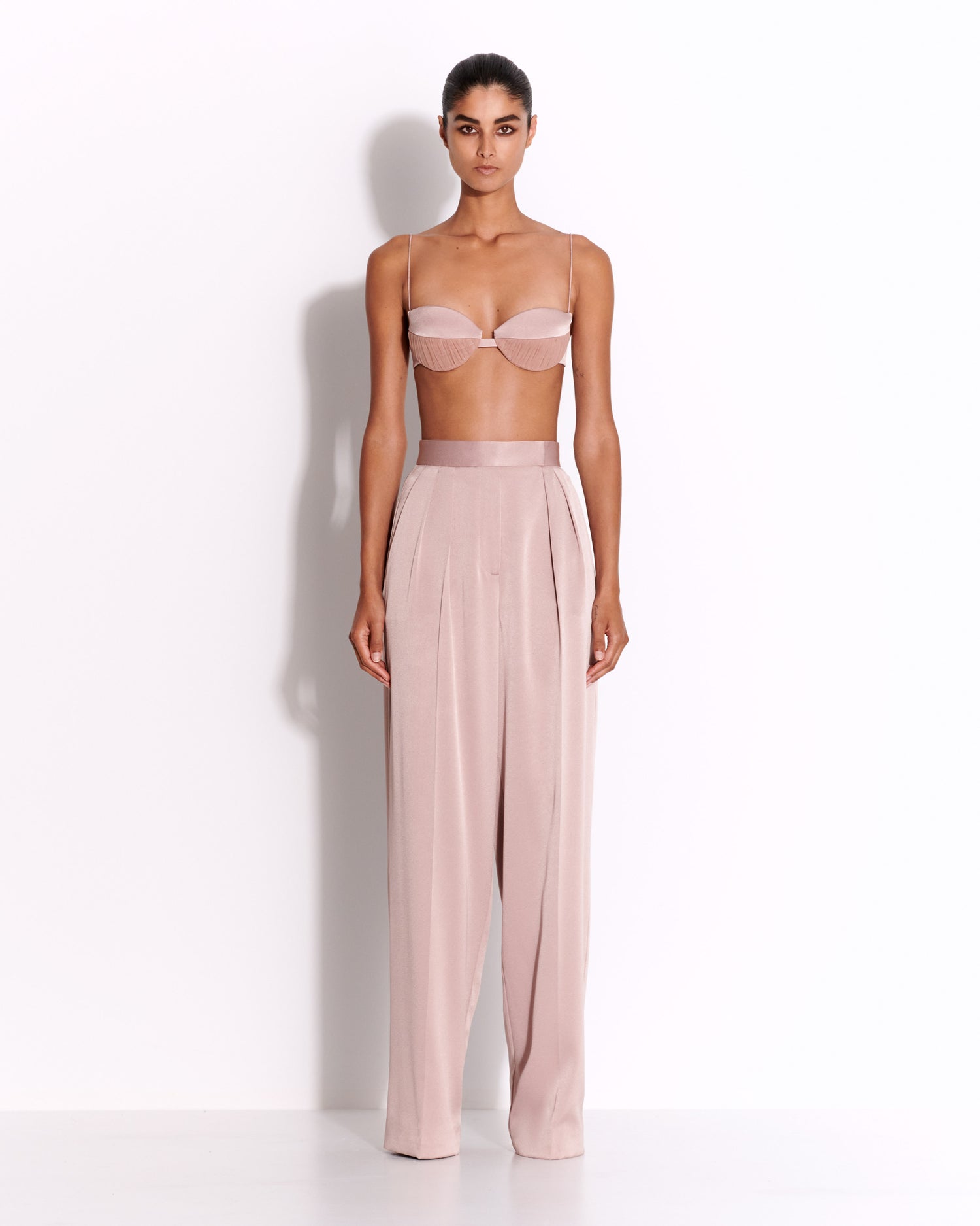 Bra Top in Satin Crepe