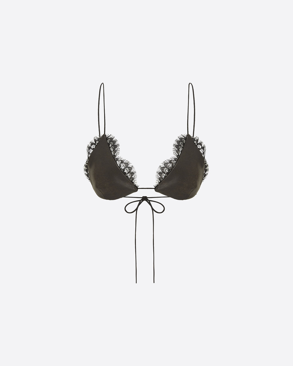 Bikini Top in Leather