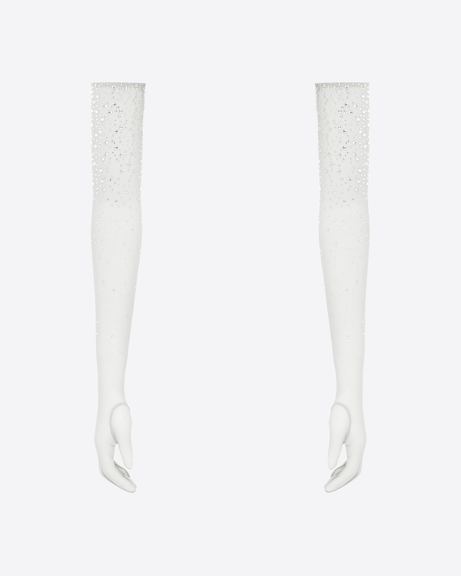 Gloves in Crystal Mesh