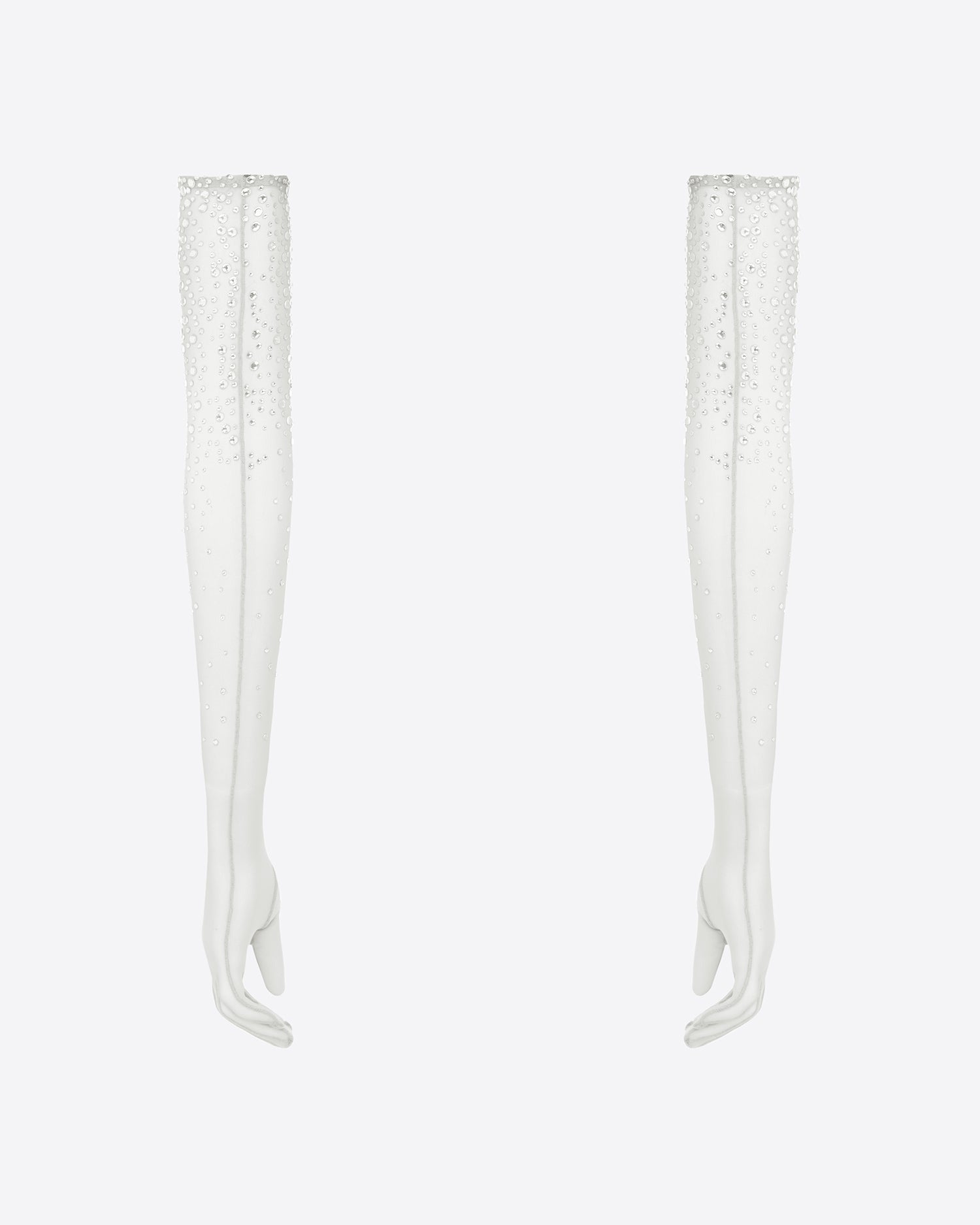 Gloves in Crystal Mesh