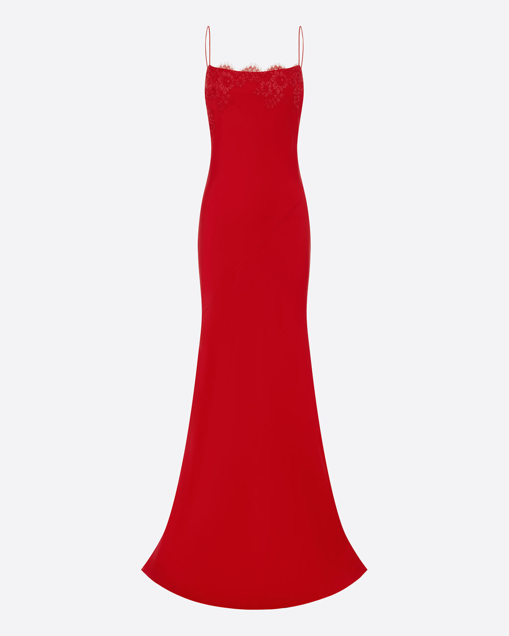 Bias Gown in Satin Crepe