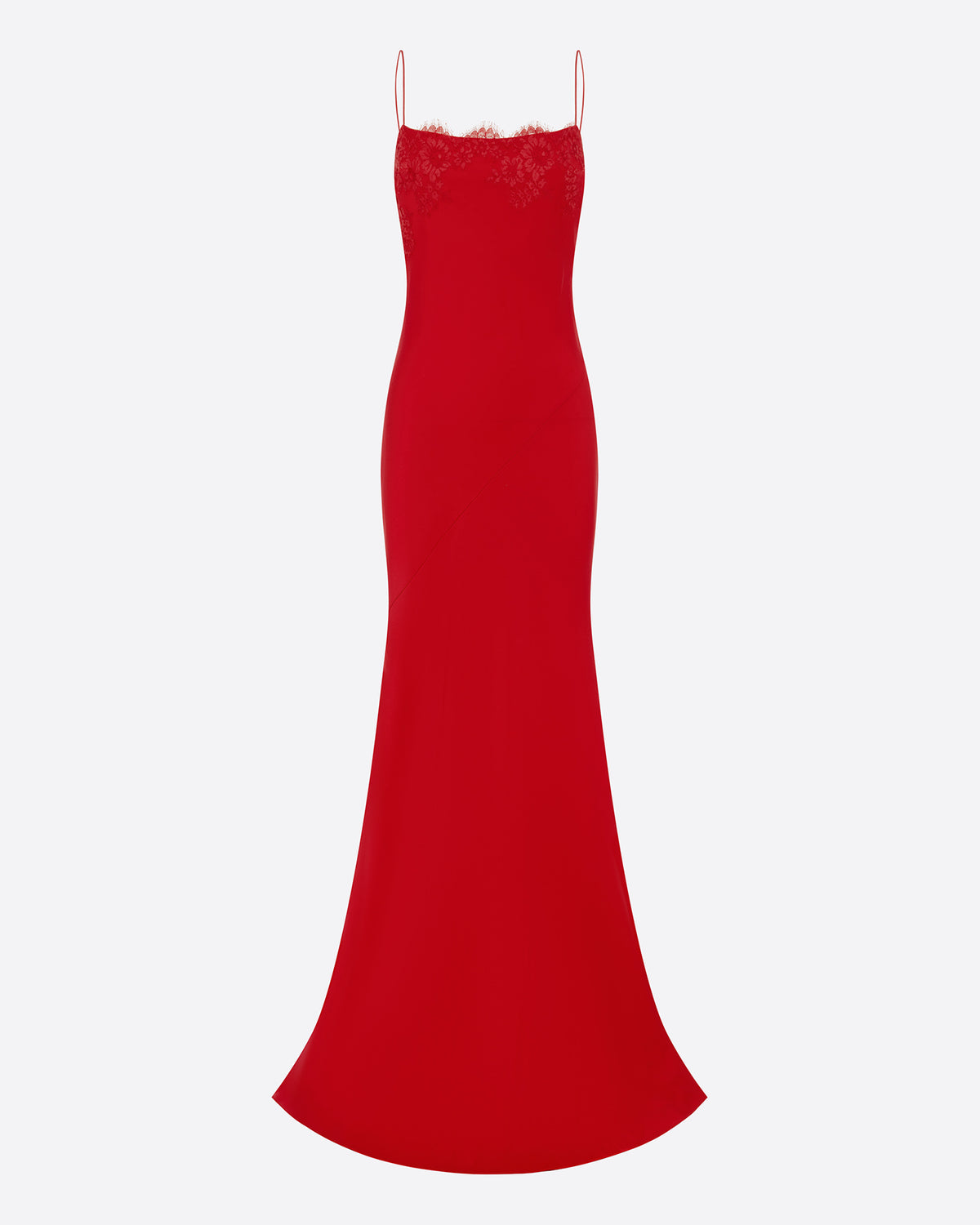 Bias Gown in Satin Crepe