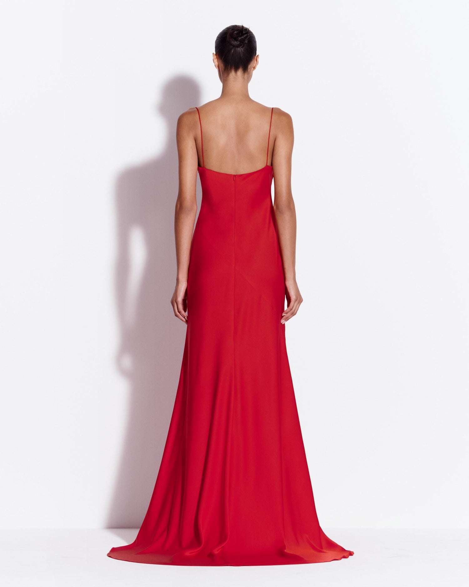 Bias Gown in Satin Crepe