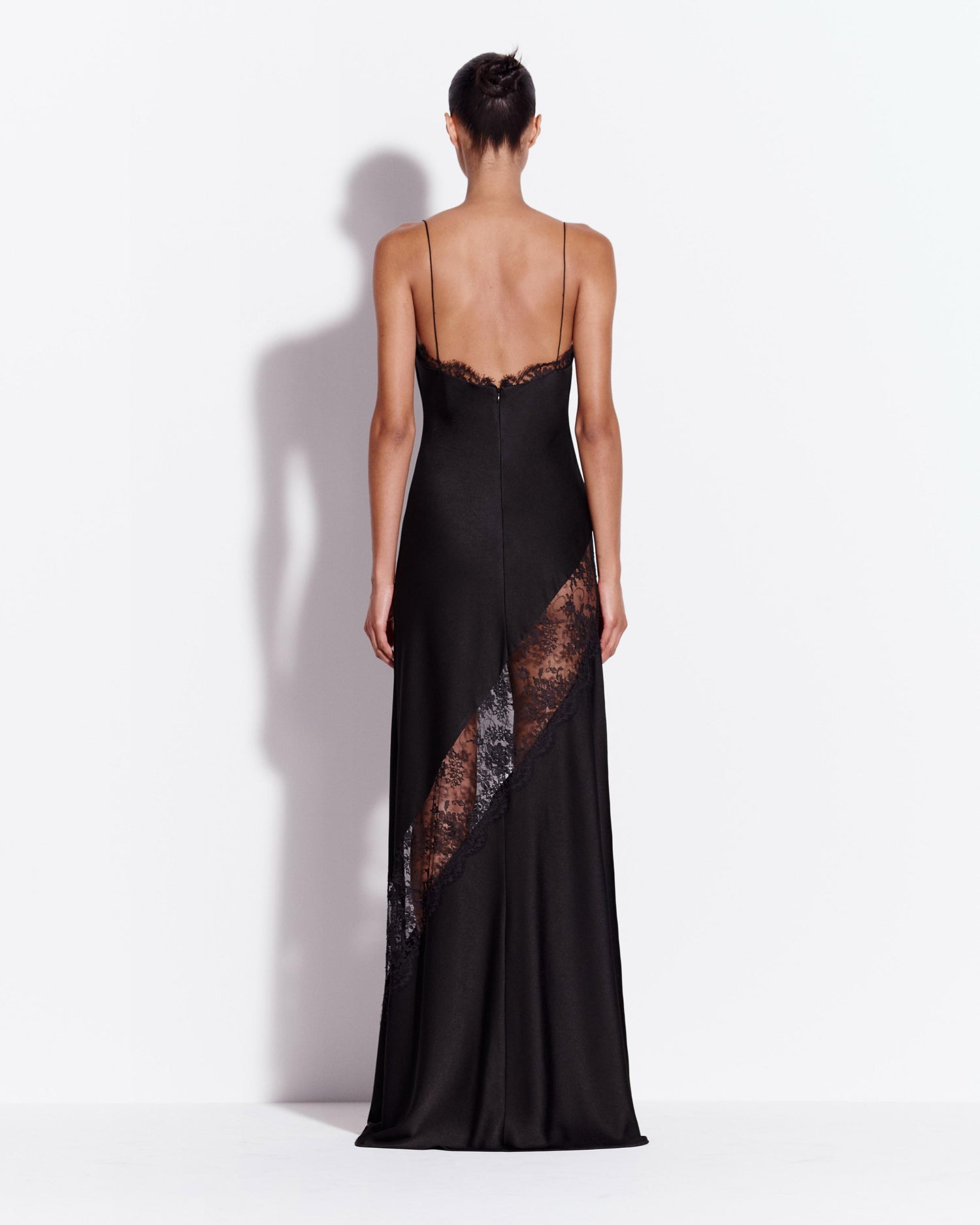 Bias Slip Gown in Satin Crepe