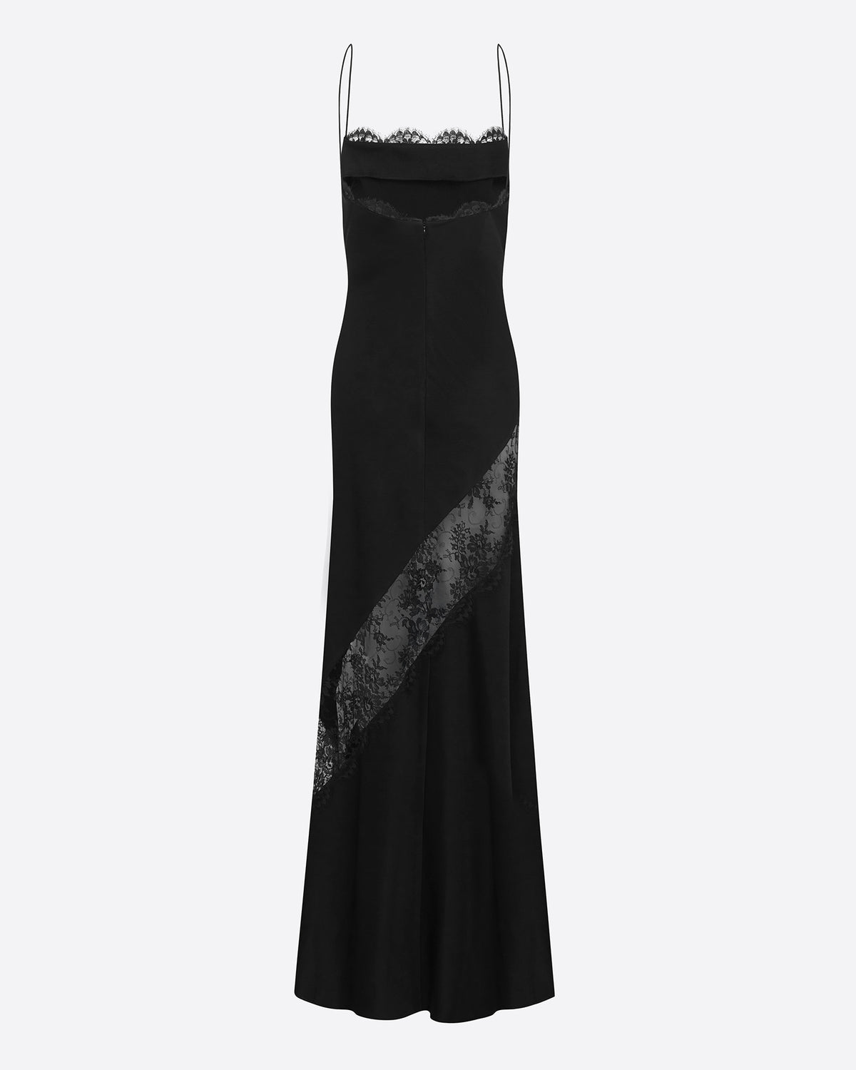 Bias Slip Gown in Satin Crepe