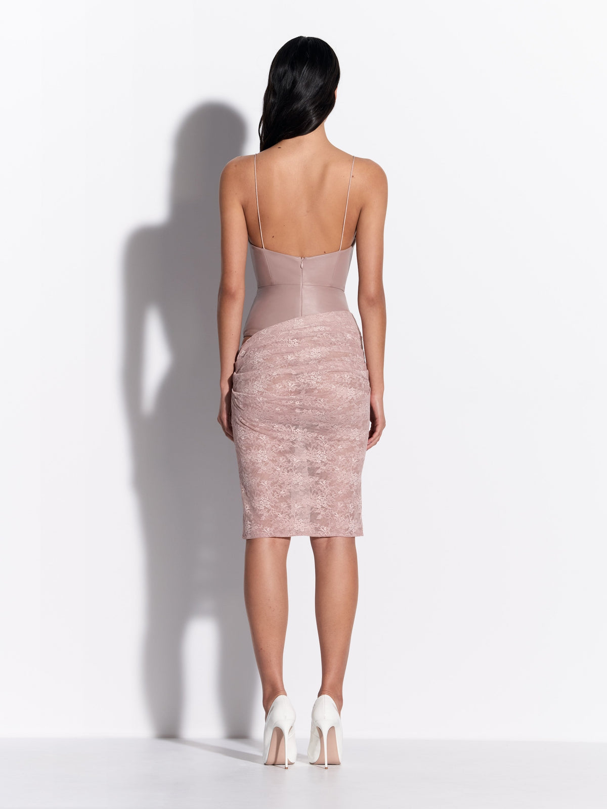 Bikini Bodysuit in Leather - by079re27-bikini-bodysuit-in-leather-dusty-pink-s0228re27-tucked-skirt-in-stretch-lace-bare-02.jpg