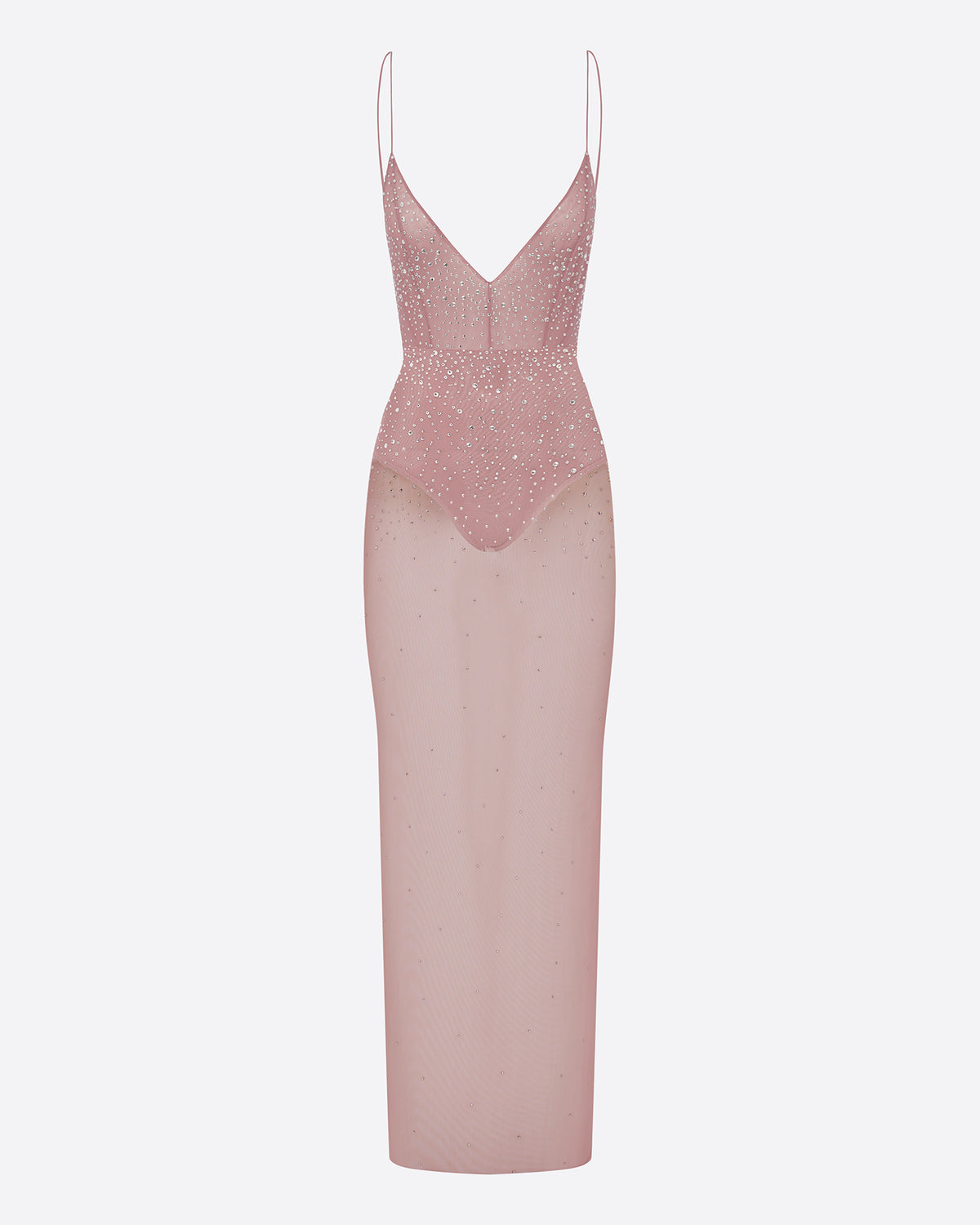 Bikini Column in Crystal Mesh