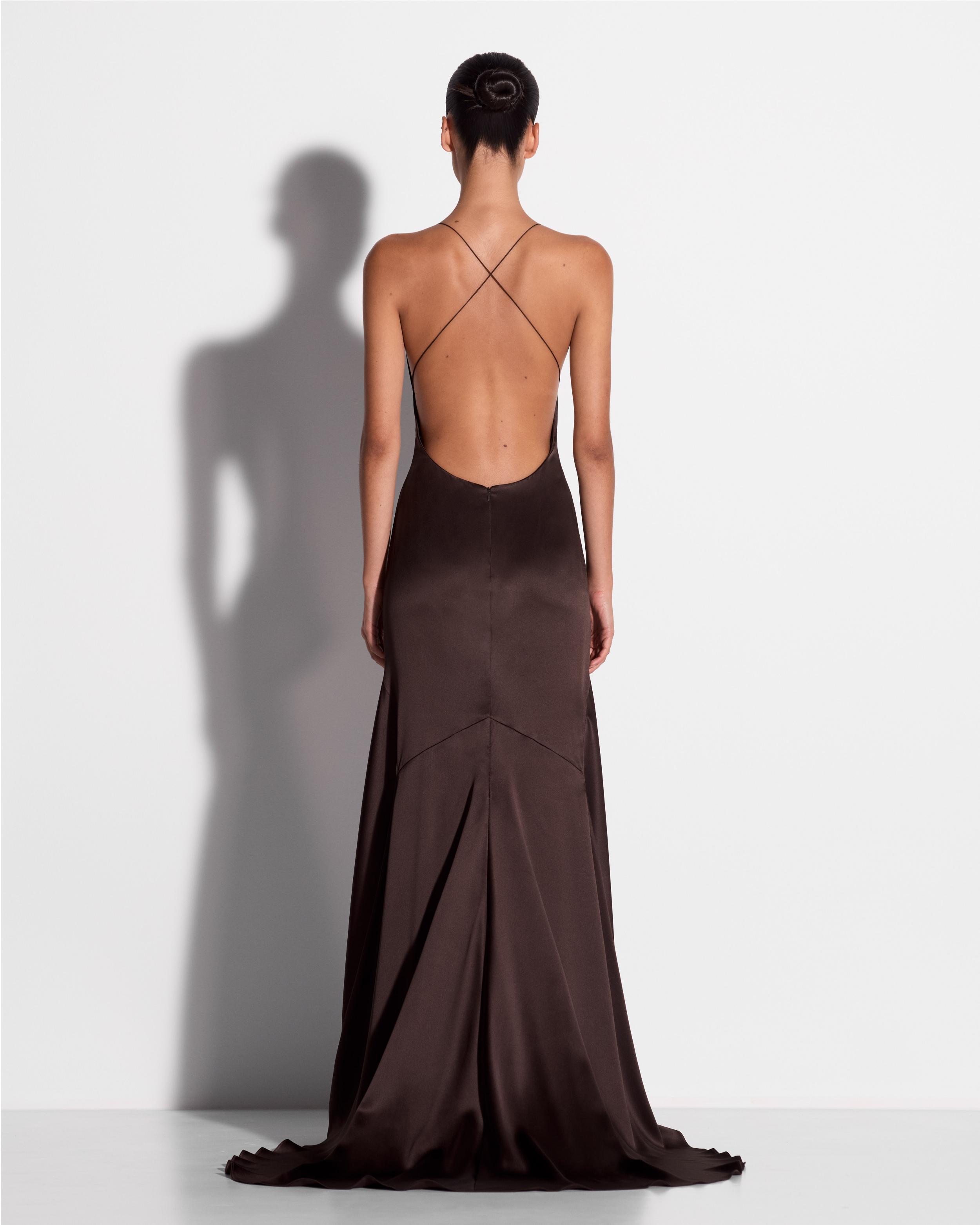 Bikini Gown in Silk Satin