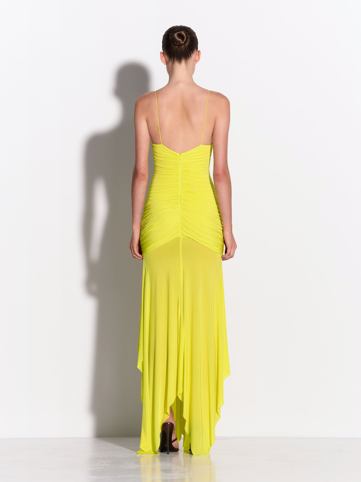 Bikini Ruched Gown in Fine Jersey