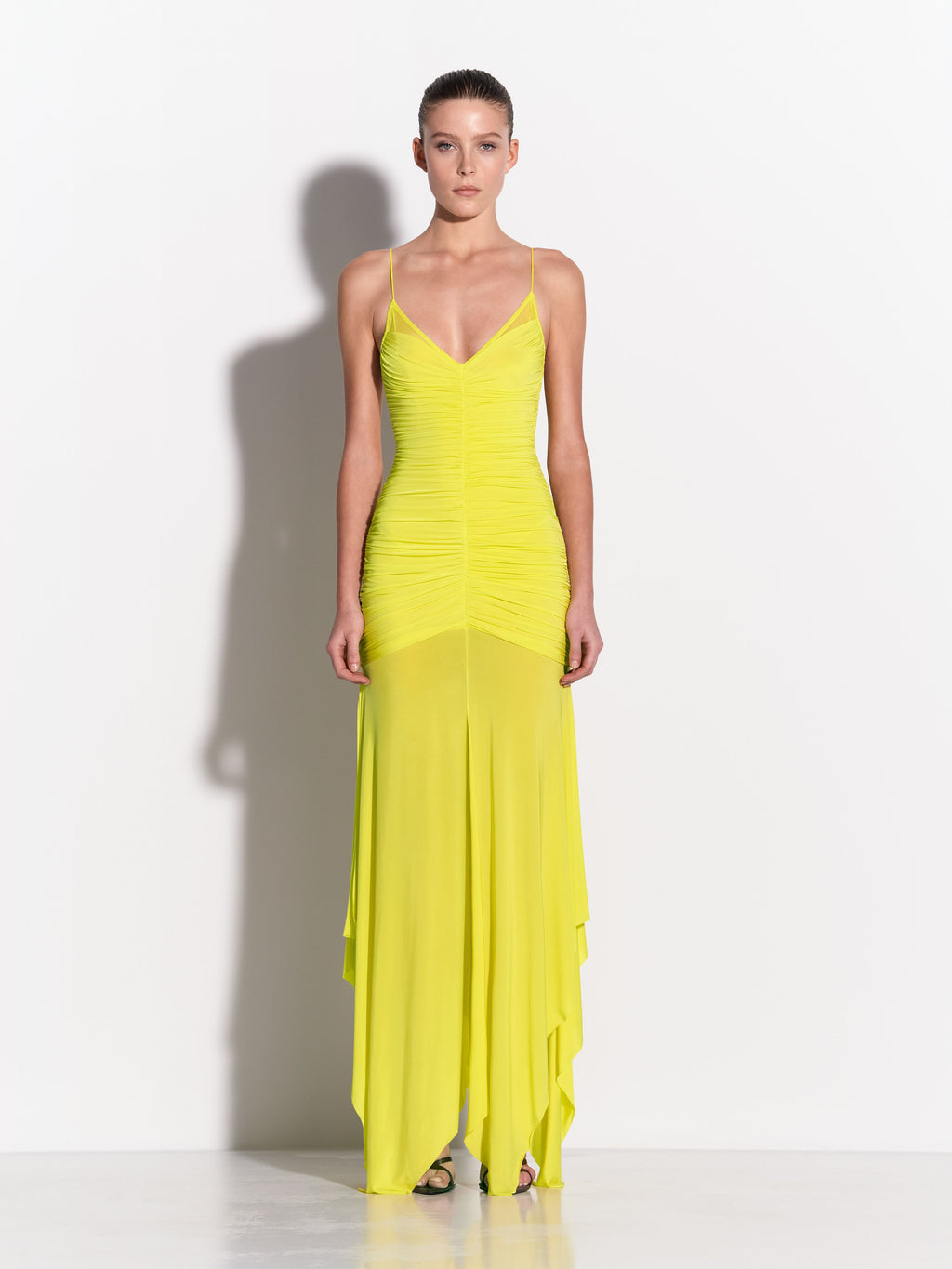 Bikini Ruched Gown in Fine Jersey