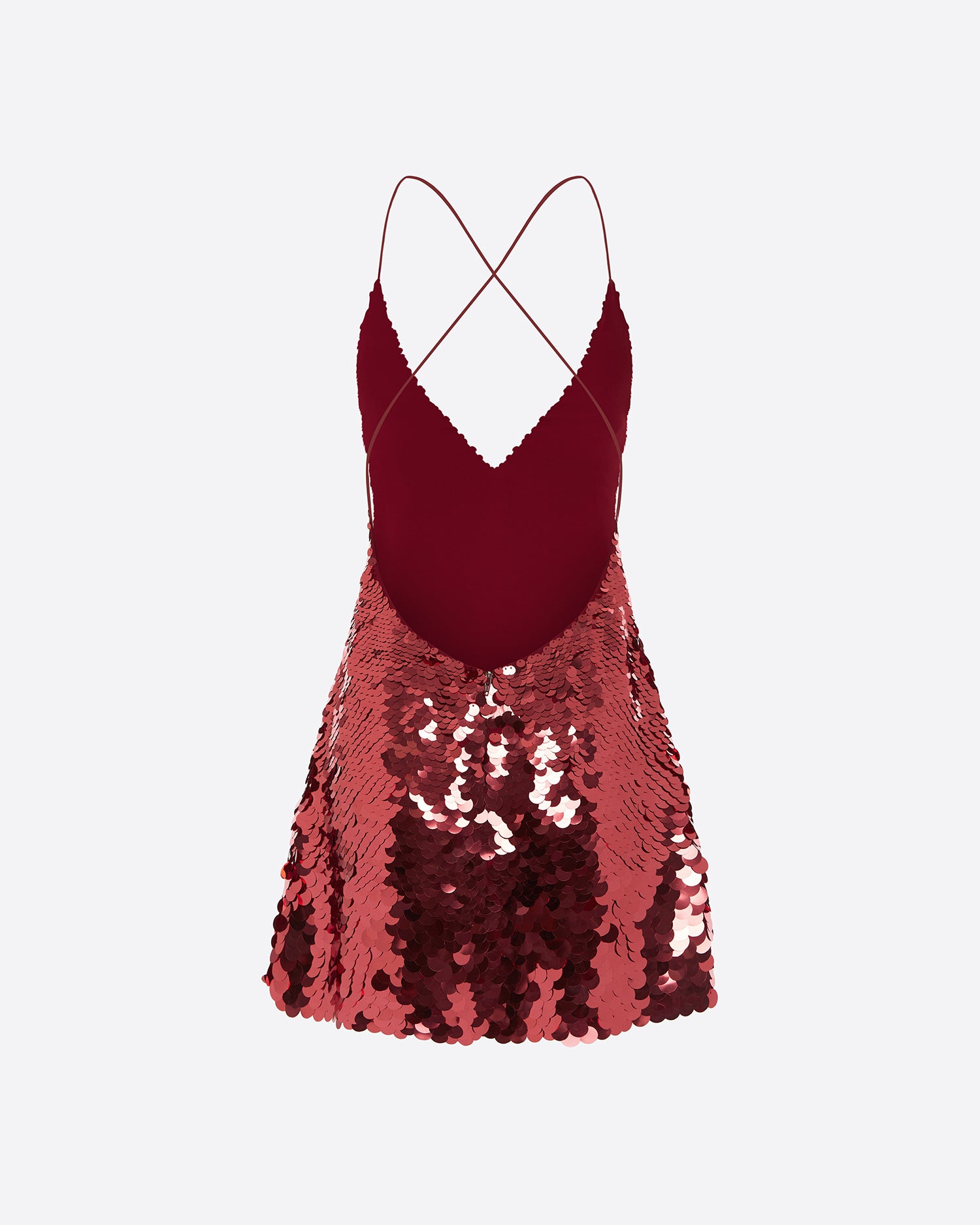Bikini Slip Mini Dress in Sequin