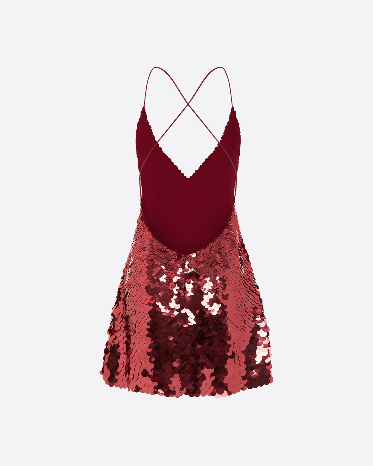 Bikini Slip Mini Dress in Sequin