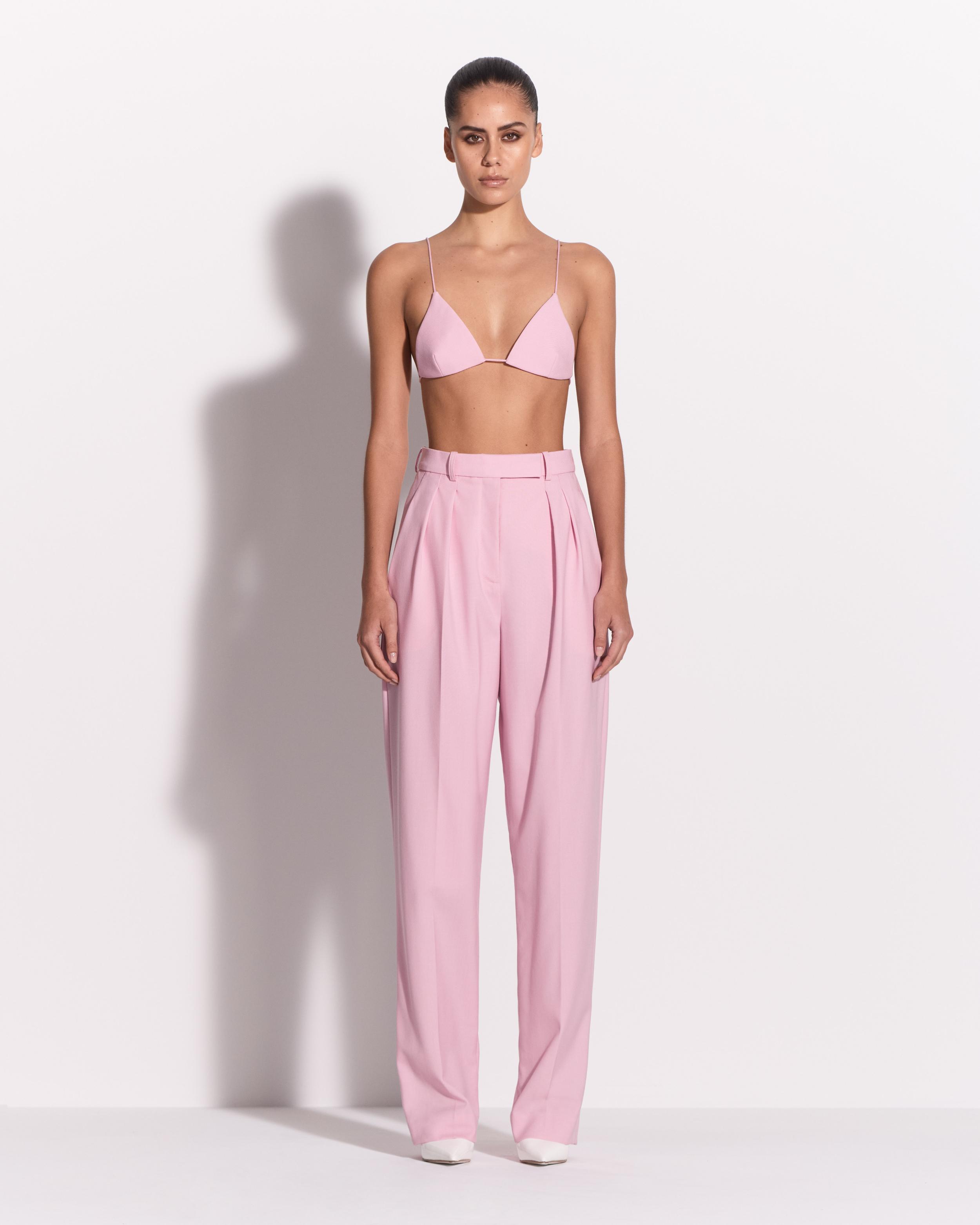 Bikini Top in Wool Suiting