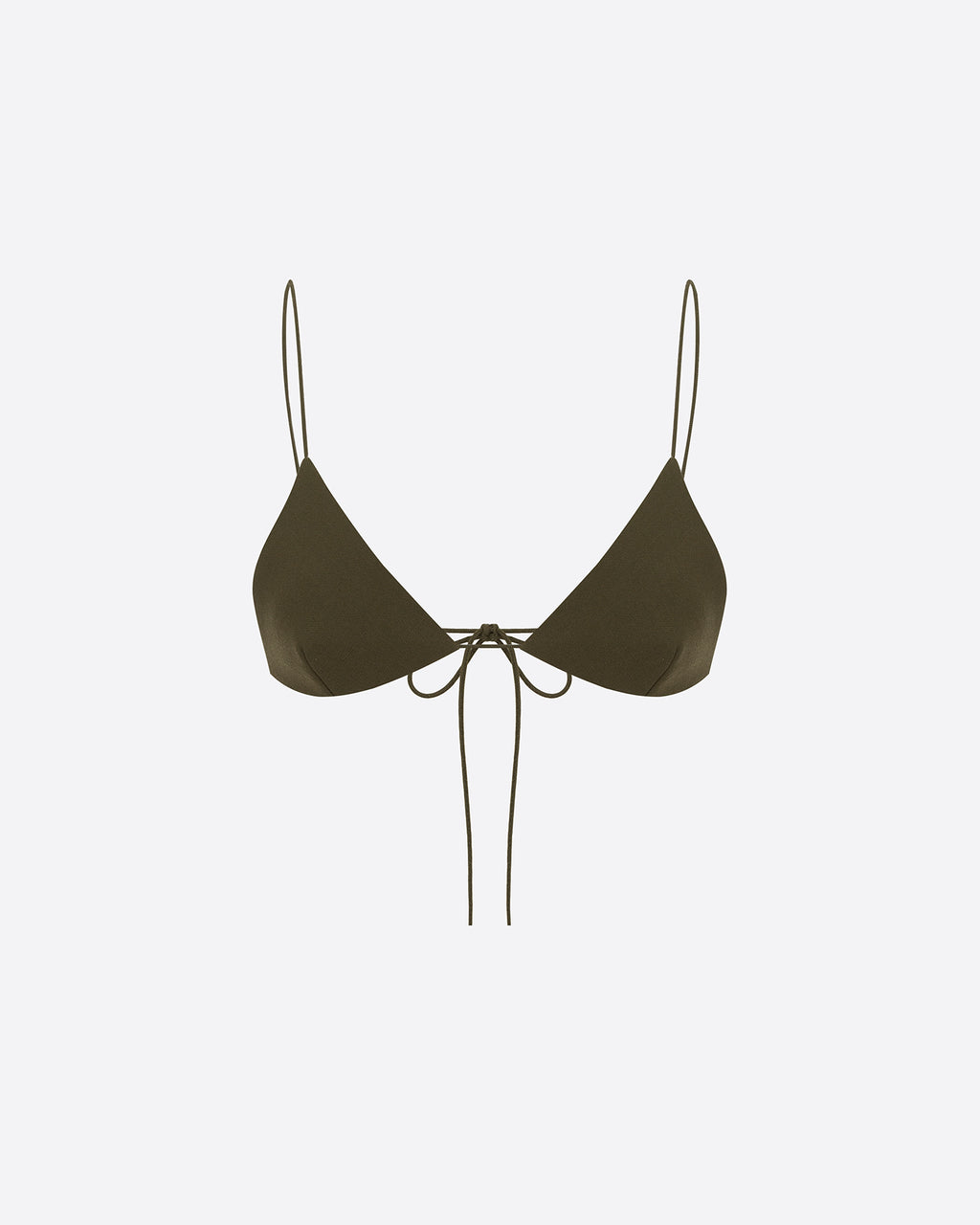 Bikini Top in Wool Suiting
