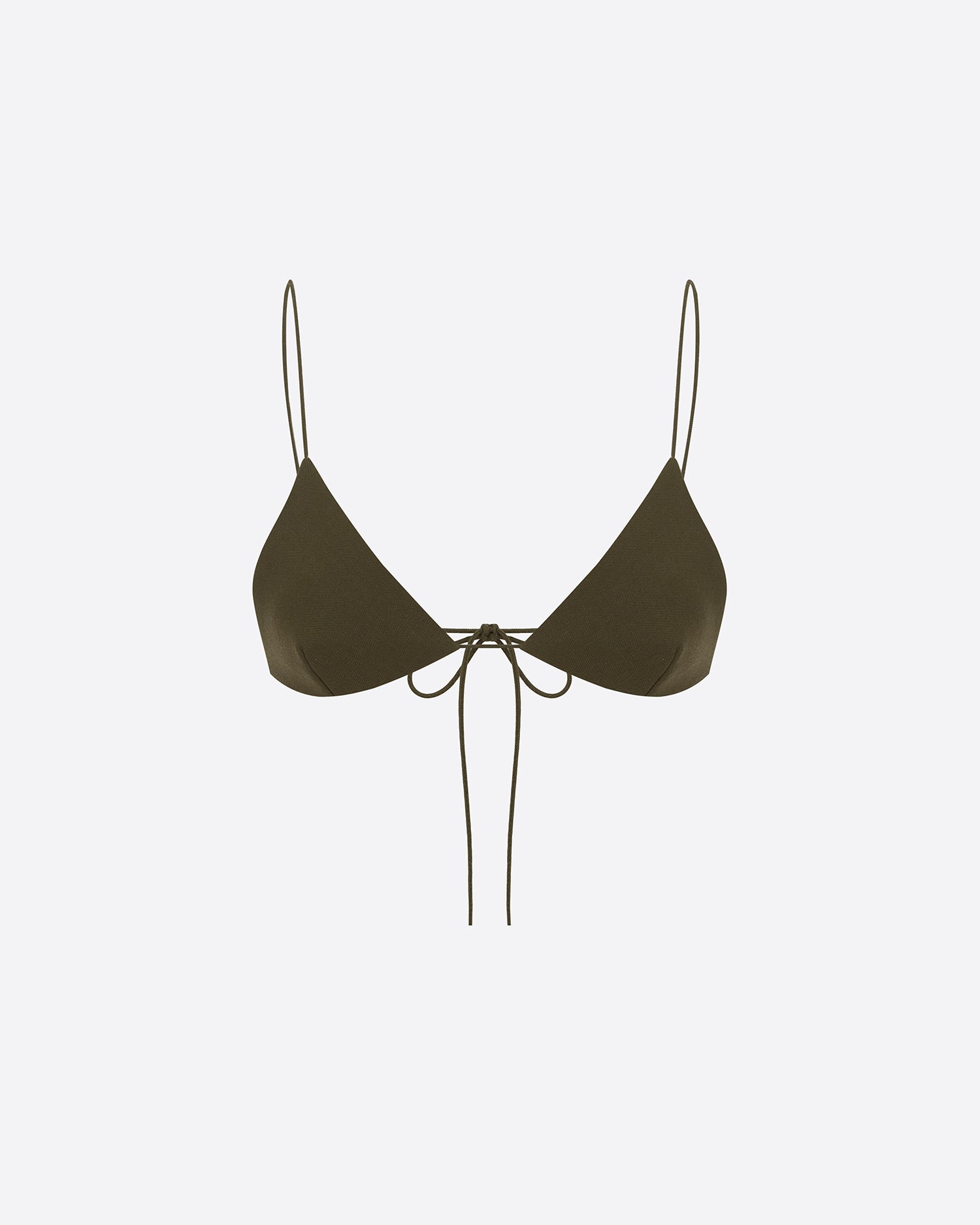 Bikini Top in Wool Suiting
