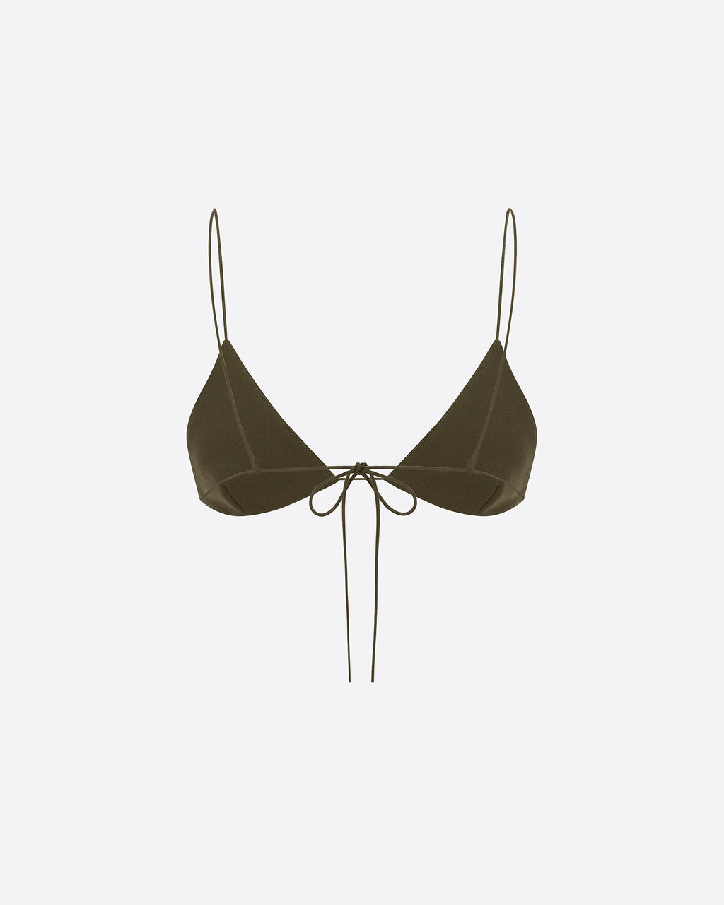 Bikini Top in Wool Suiting