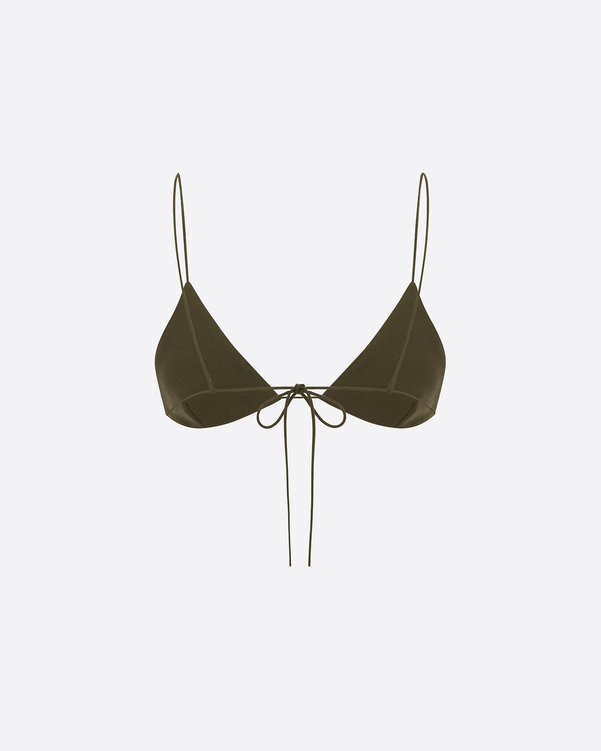 Bikini Top in Wool Suiting