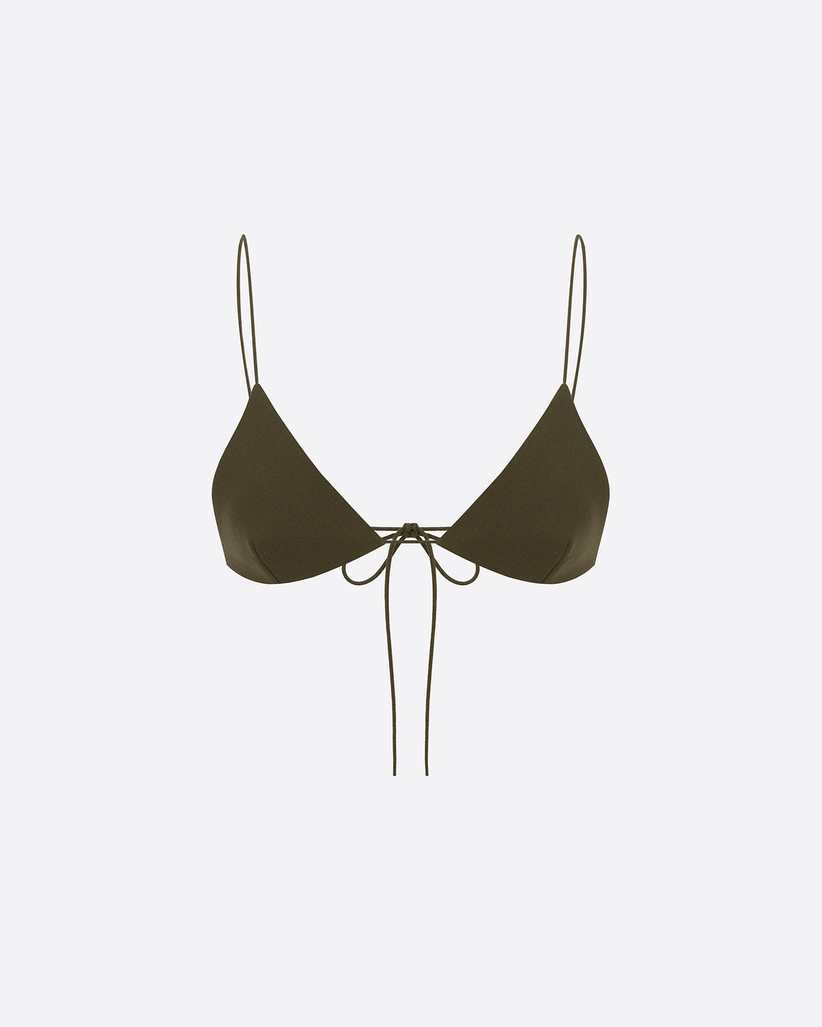 Bikini Top in Wool Suiting