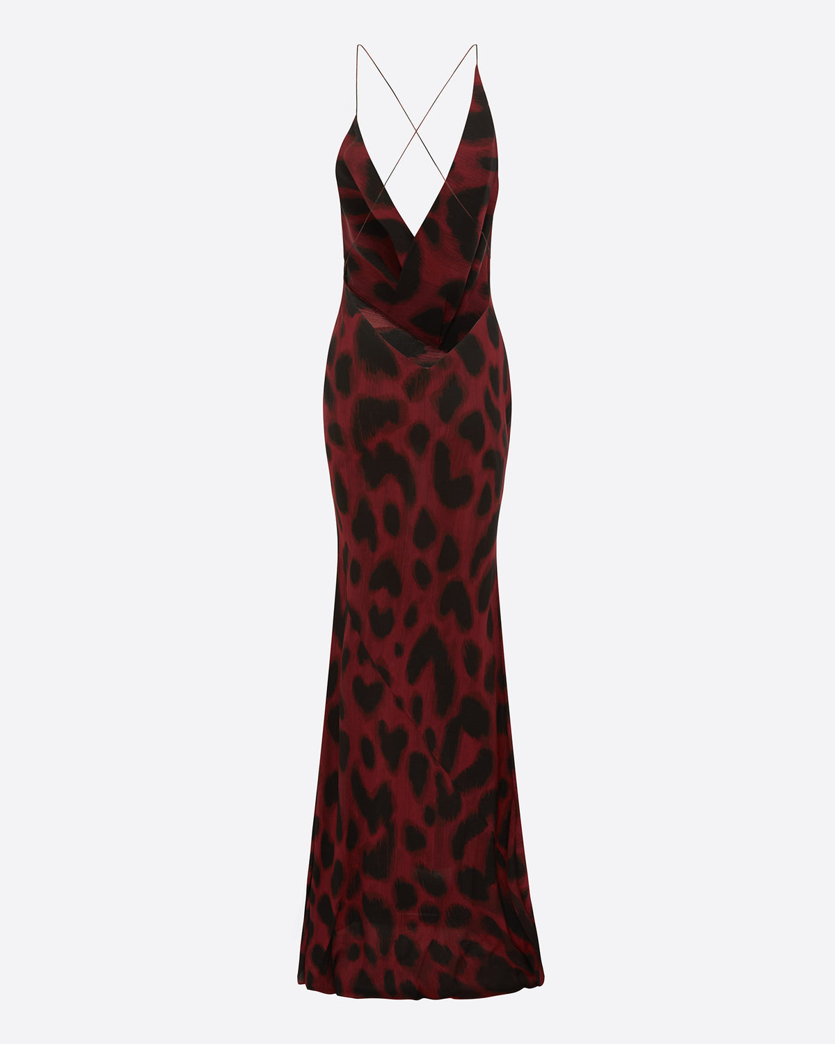Bikini Wrap Gown in Silk Georgette