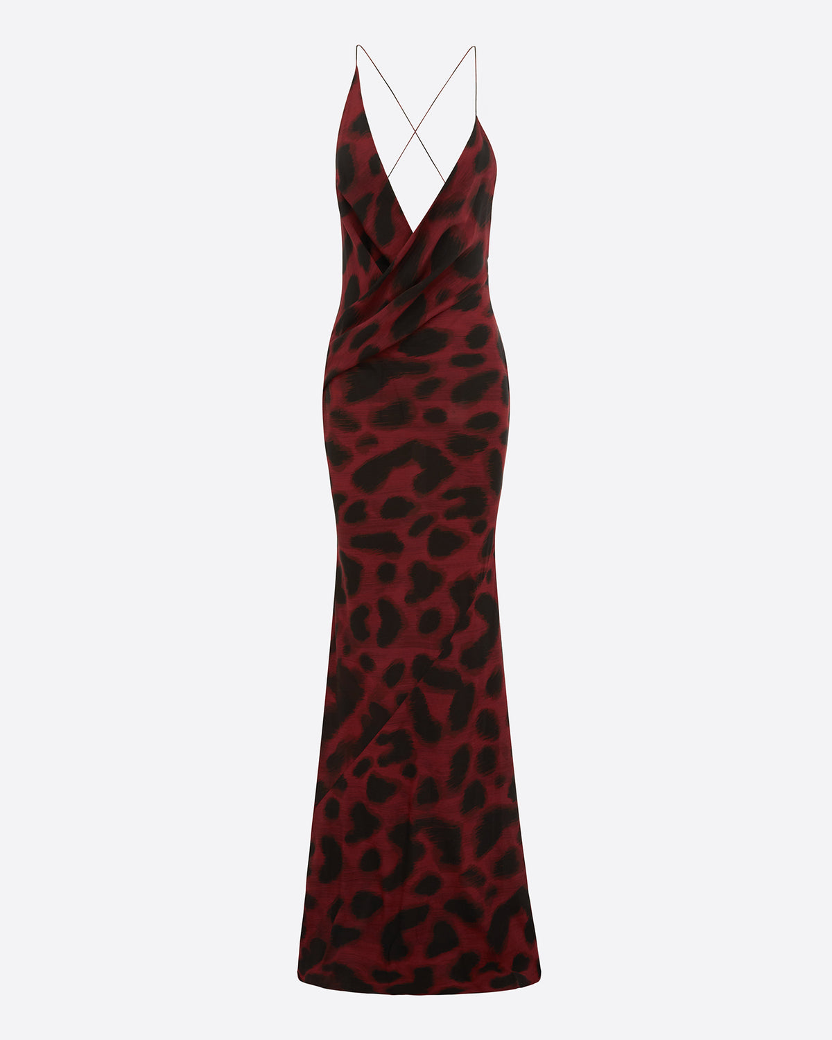 Bikini Wrap Gown in Silk Georgette