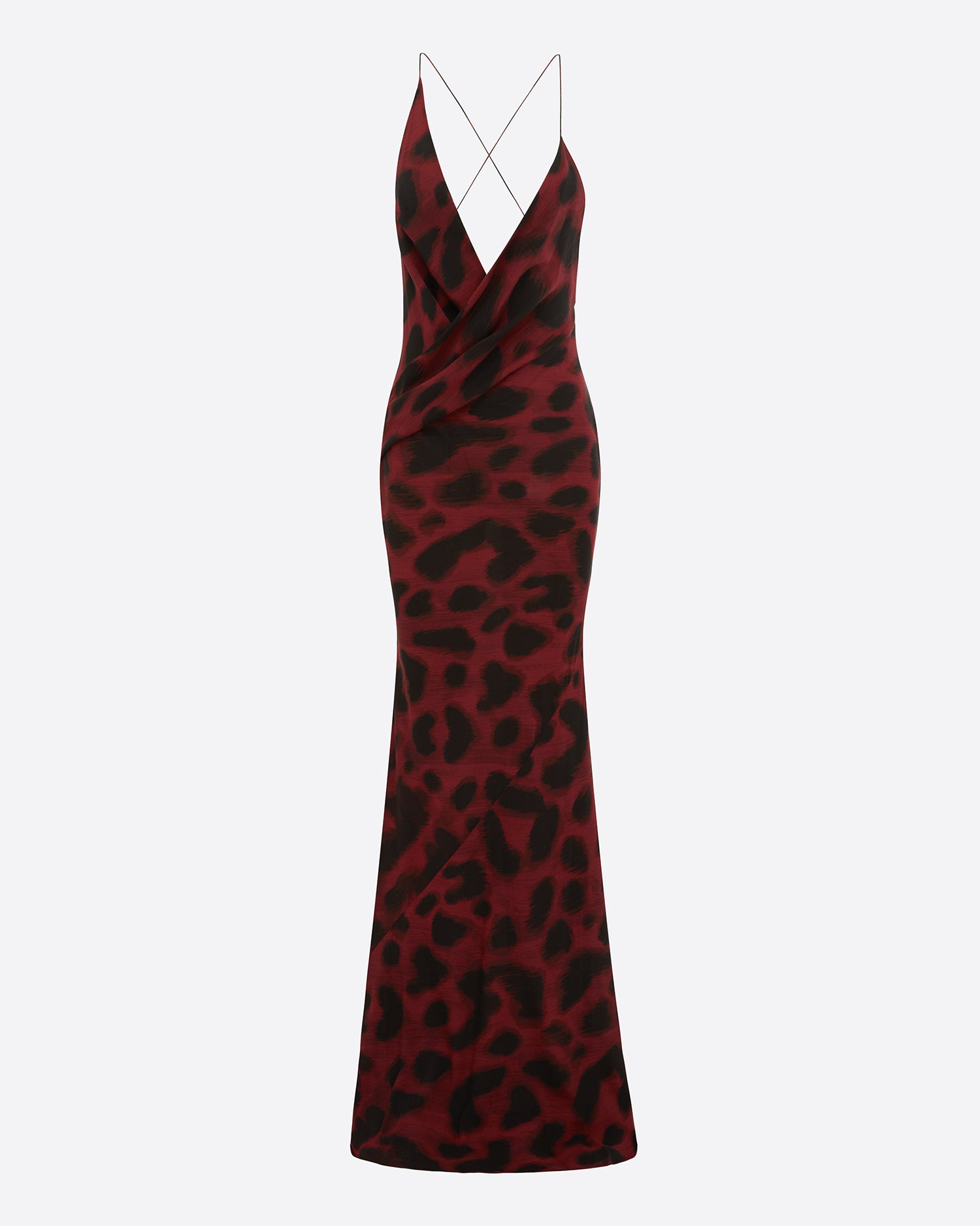 Bikini Wrap Gown in Silk Georgette