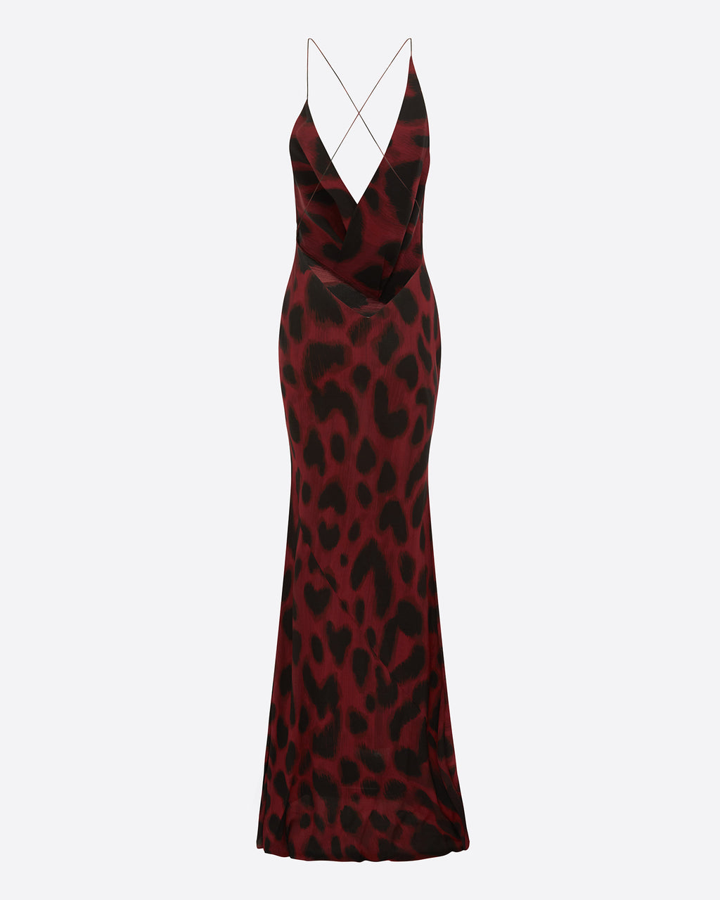 Bikini Wrap Gown in Silk Georgette