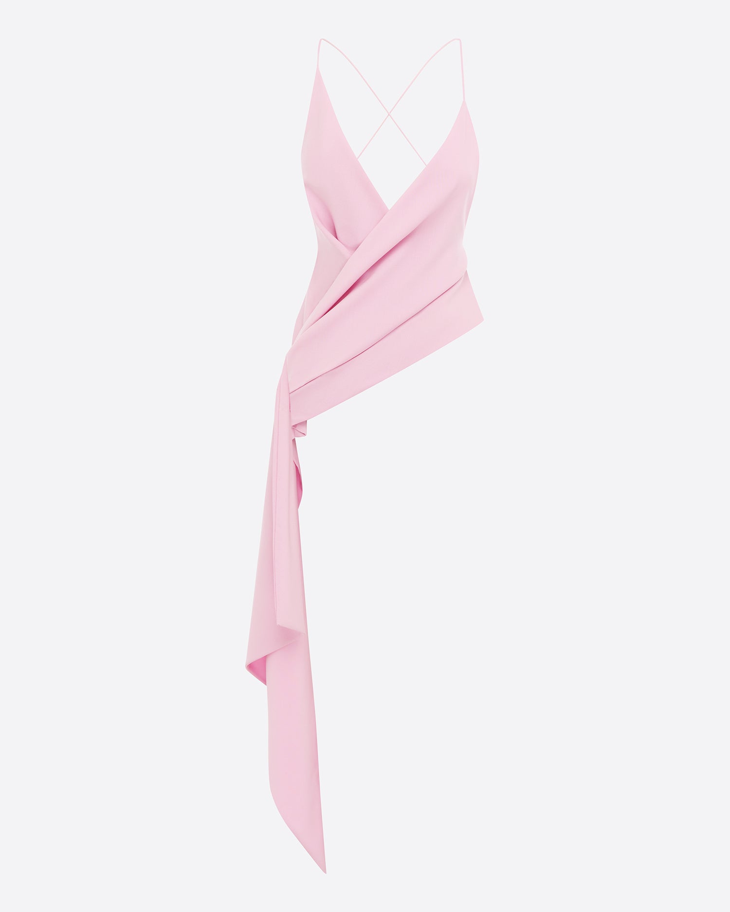 Bikini Wrap Top in Wool Suiting