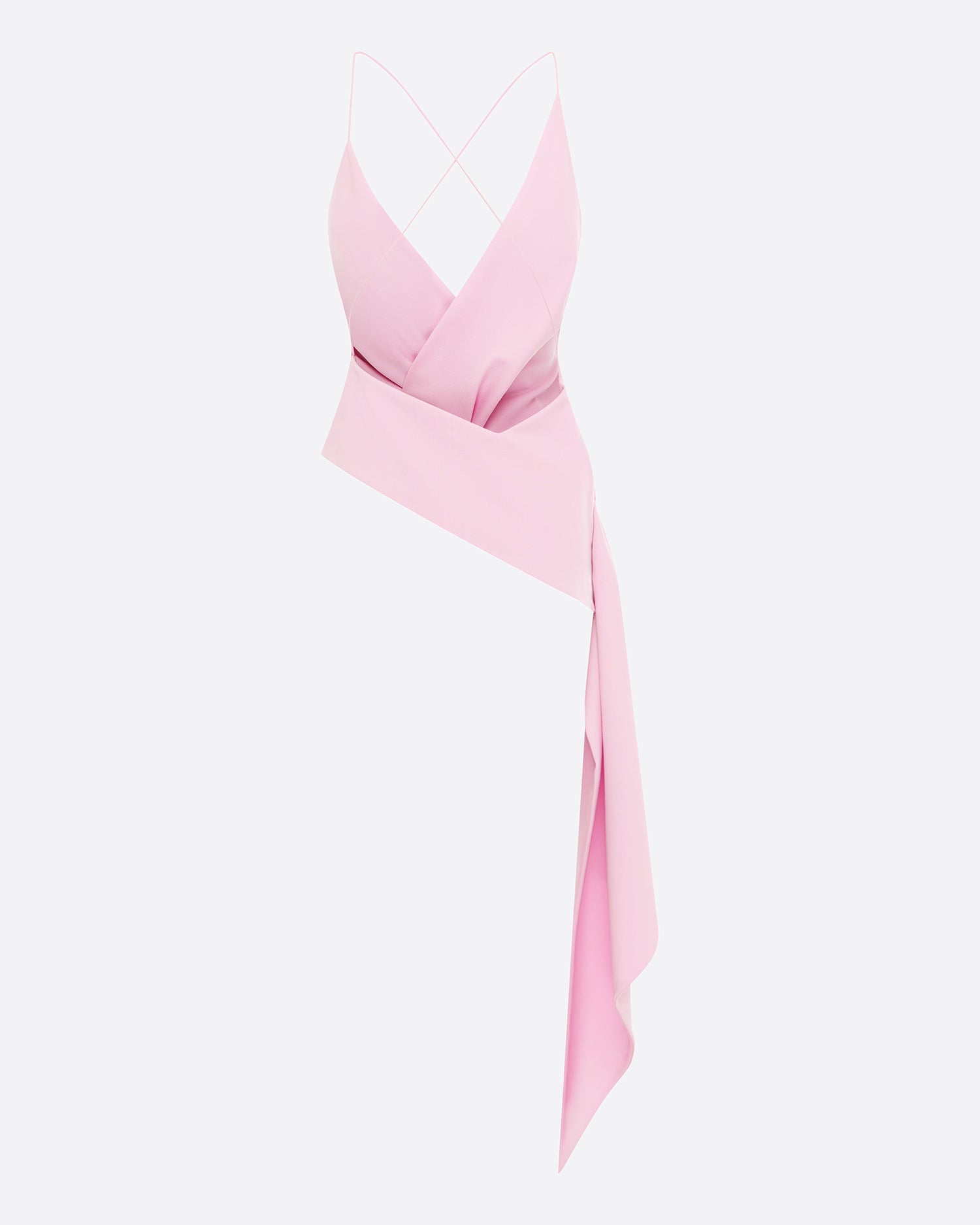 Bikini Wrap Top in Wool Suiting