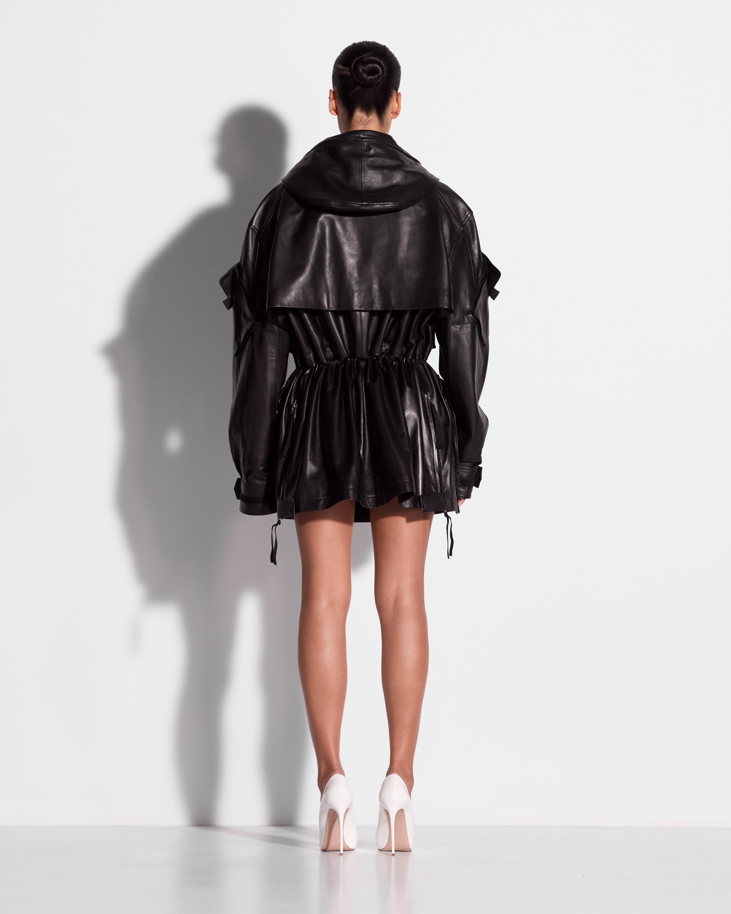 Camisole Top in Leather & Lace