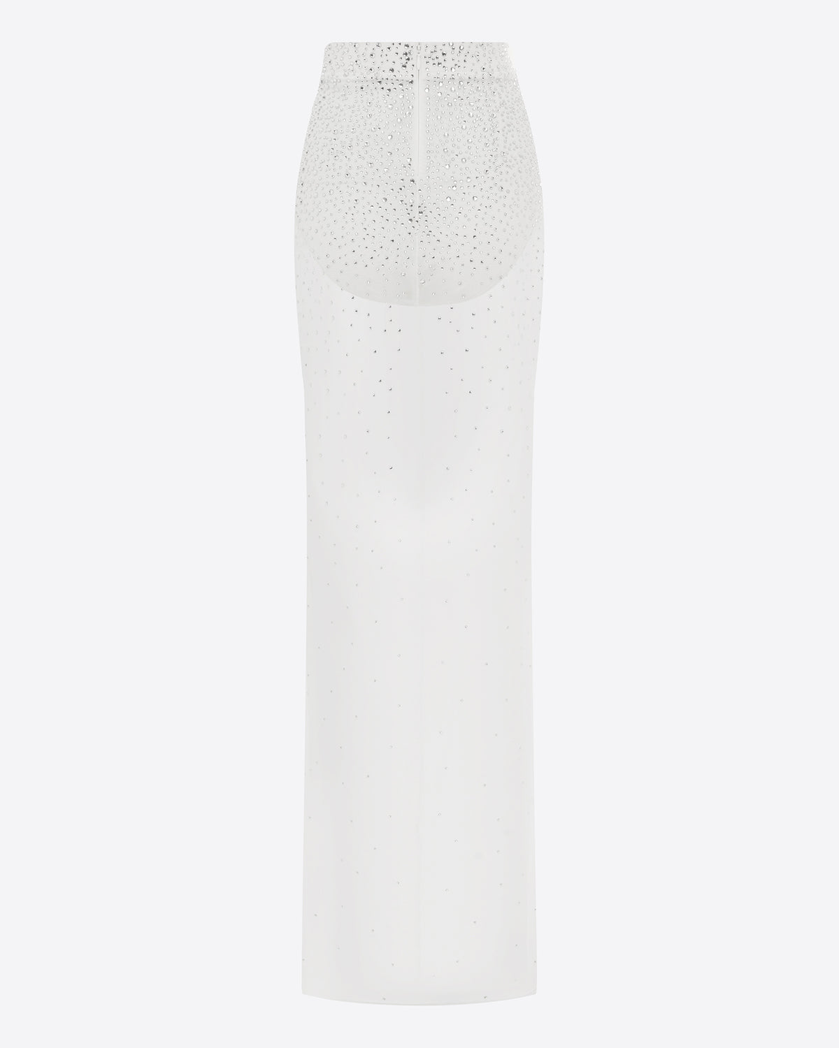 Column Skirt in Crystal Mesh
