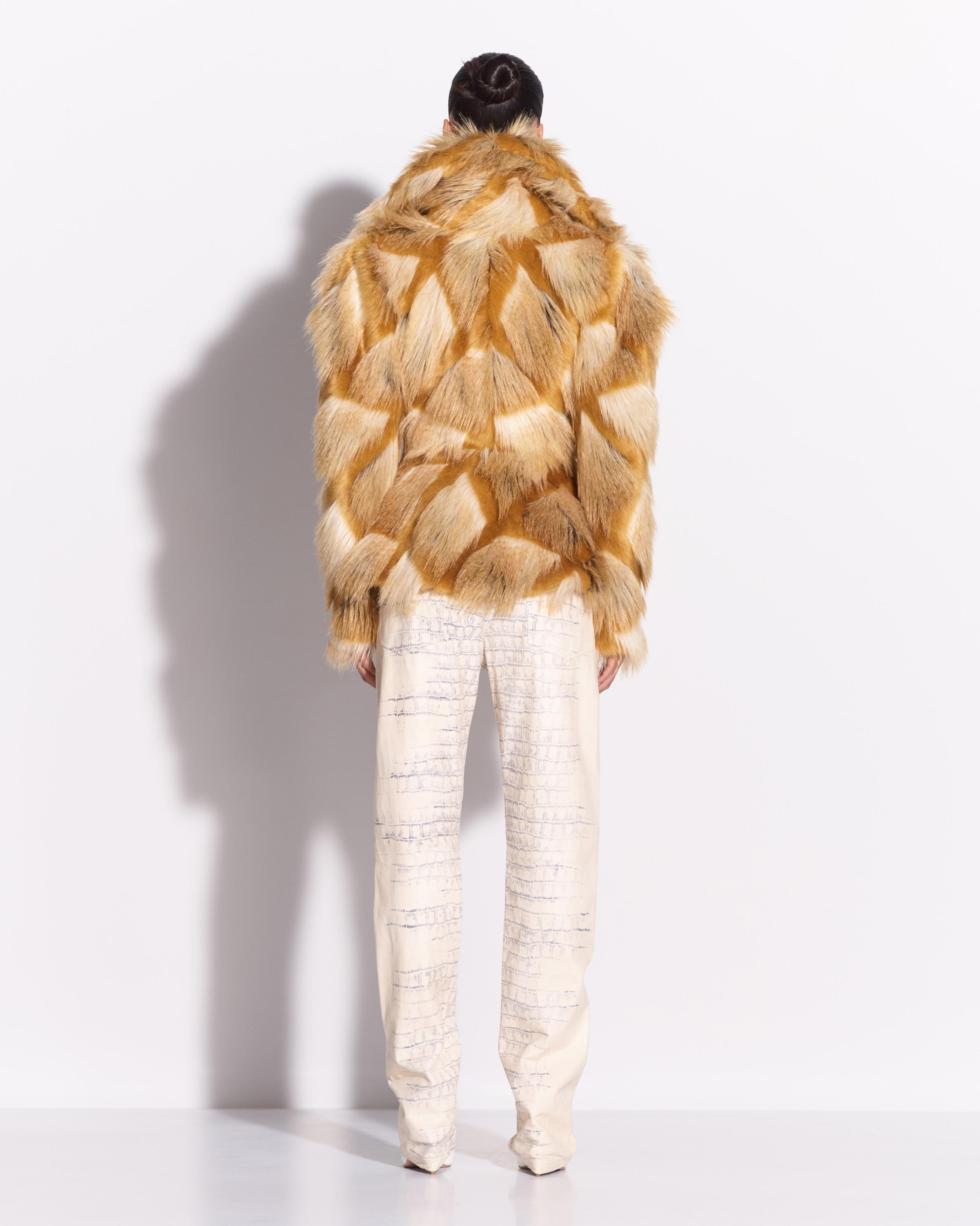 Contour Jacket in Faux Fur