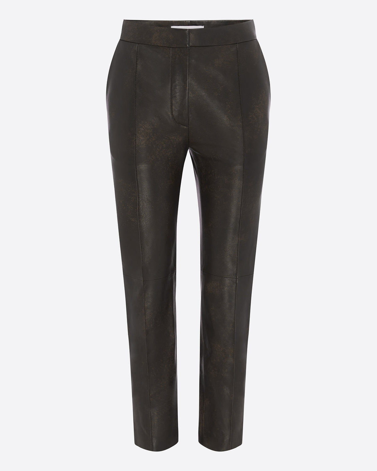 Crop Trouser in Leather